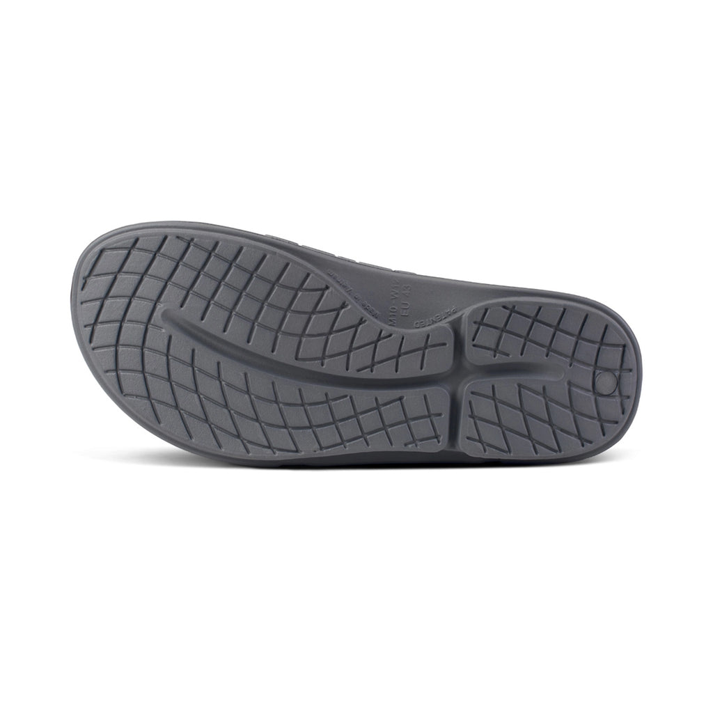 OOFOS MEN'S OOAHH SPORT FLEX SANDAL - SLATE