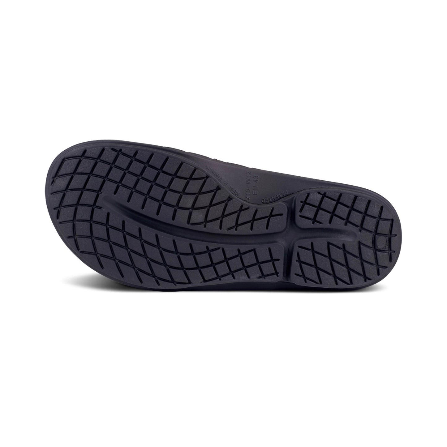 OOFOS MEN'S OOAHH SPORT FLEX SANDAL - MATTE BLACK