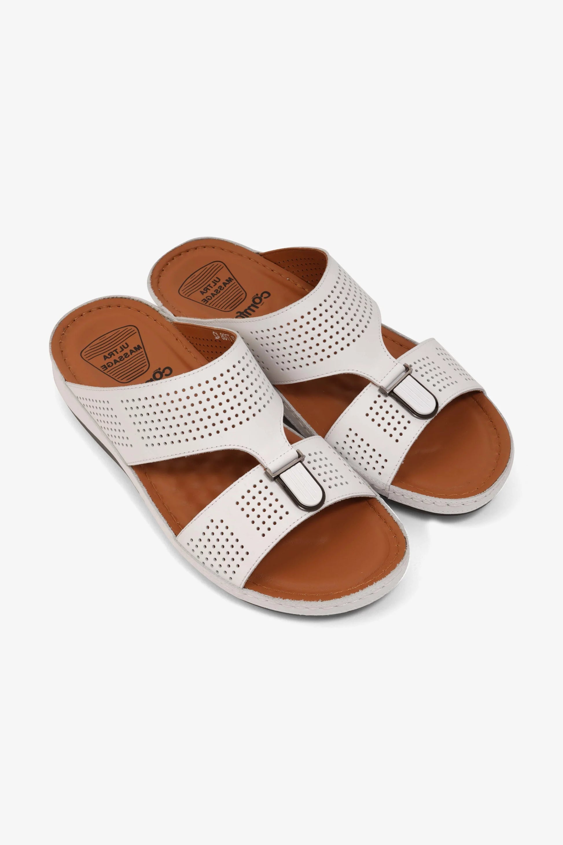 Comfort Plus Men's Arabic Sandals White CP 7708