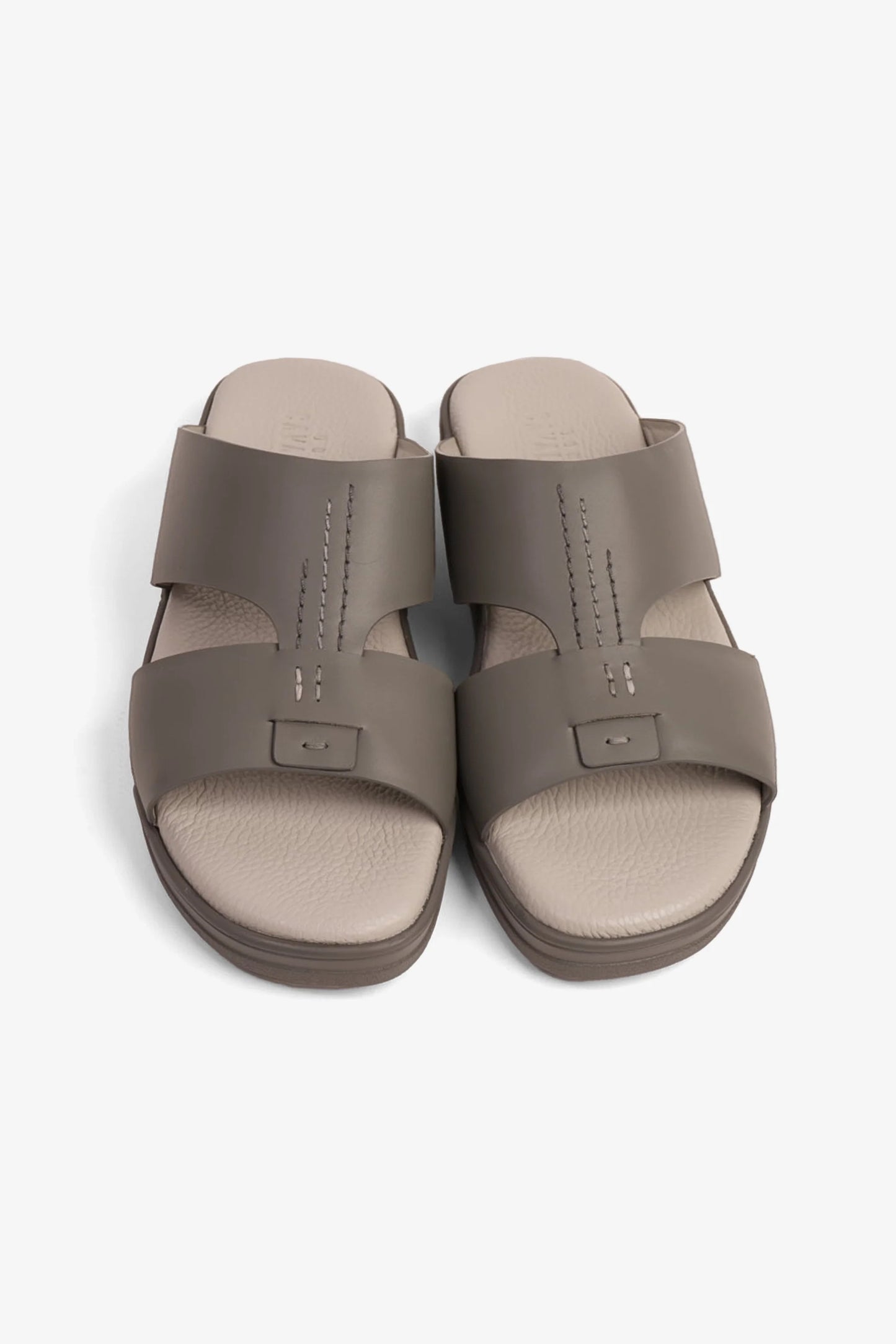 Cavalier Uomo Men's Leather Sandals Dark-Grey MSDCVHAR331