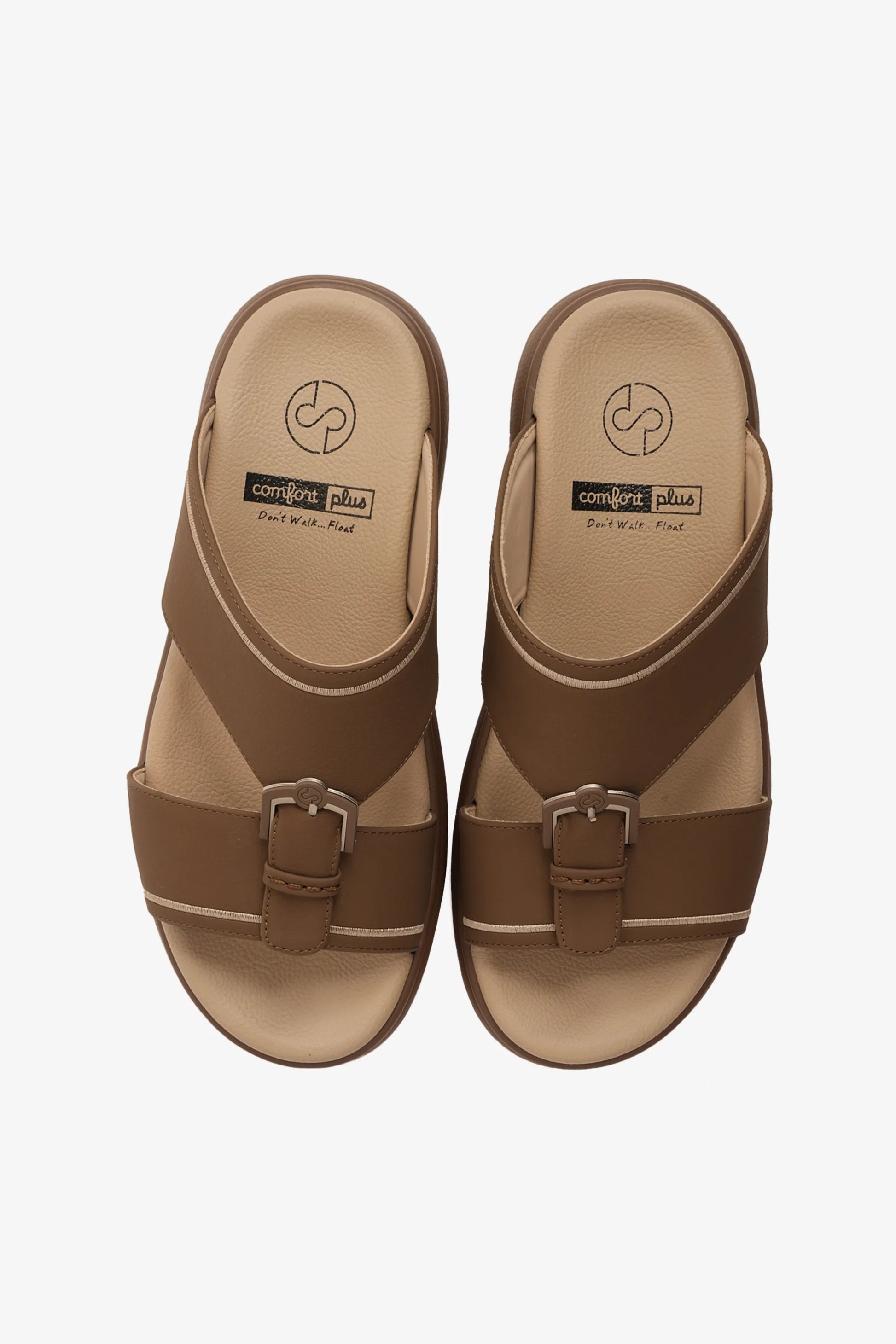 Comfort Plus Men's Adapt Arabic Sandals Brown MSDGBCPTD101