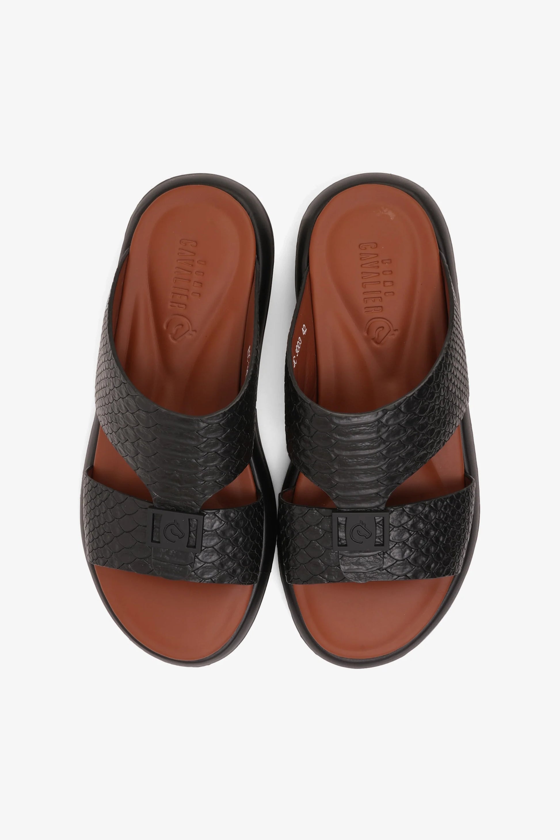 Cavalier Uomo Men's Value Arabic Sandals Black MSDCVROC3003