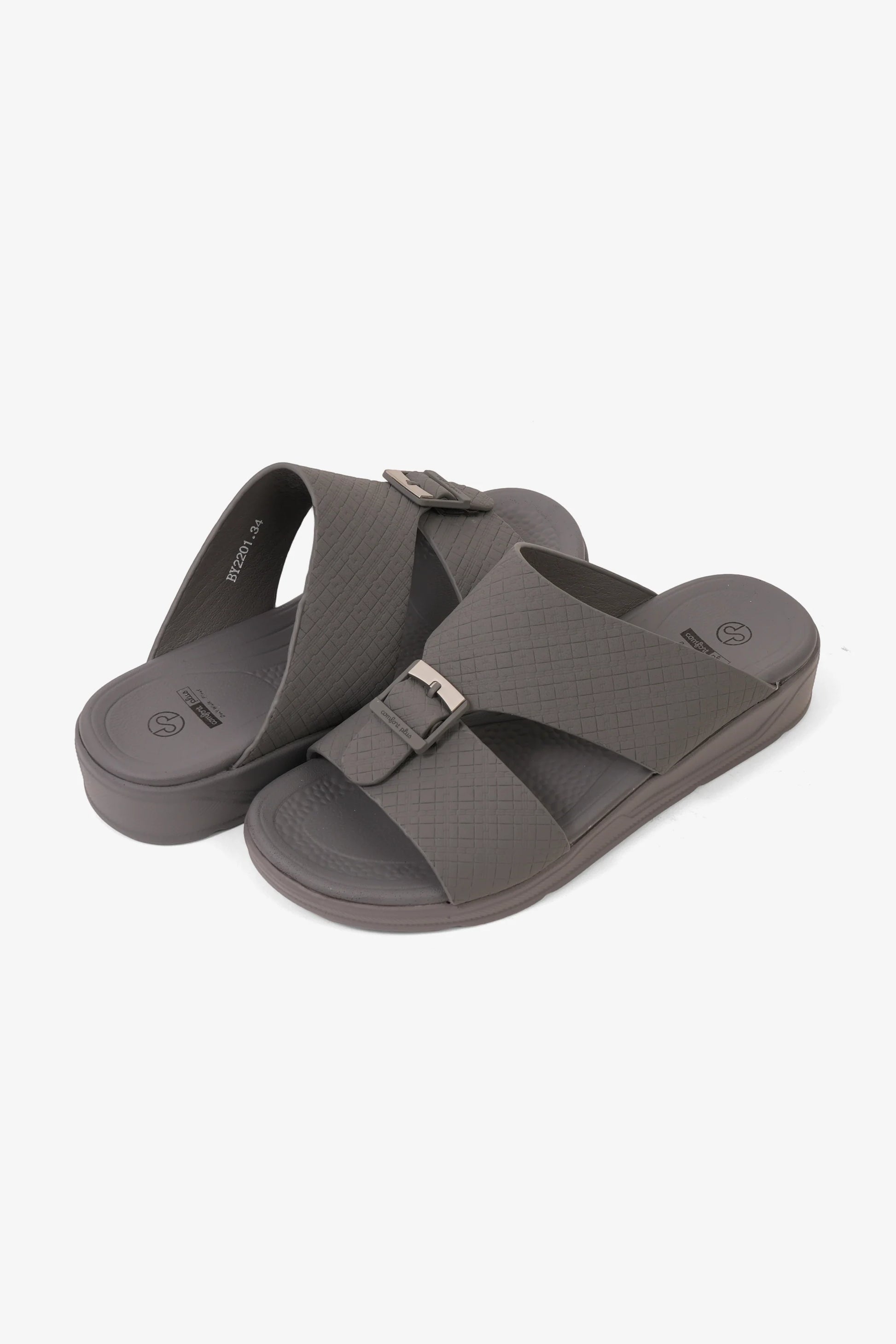Comfort Plus Boys' Classic Arabic Sandals Grey BSDGBCPBY2201