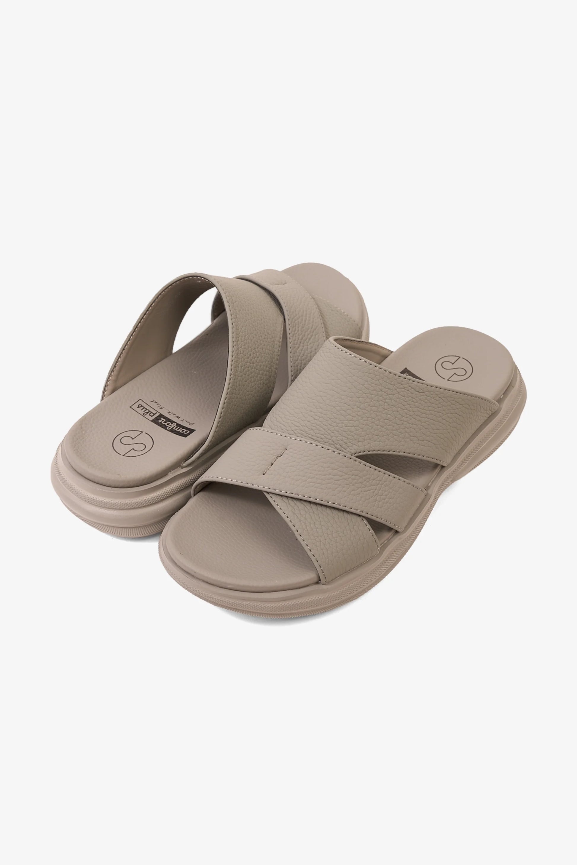 Comfort Plus Men's Cloud Step Arabic Sandals Grey MSDGBCPDN103