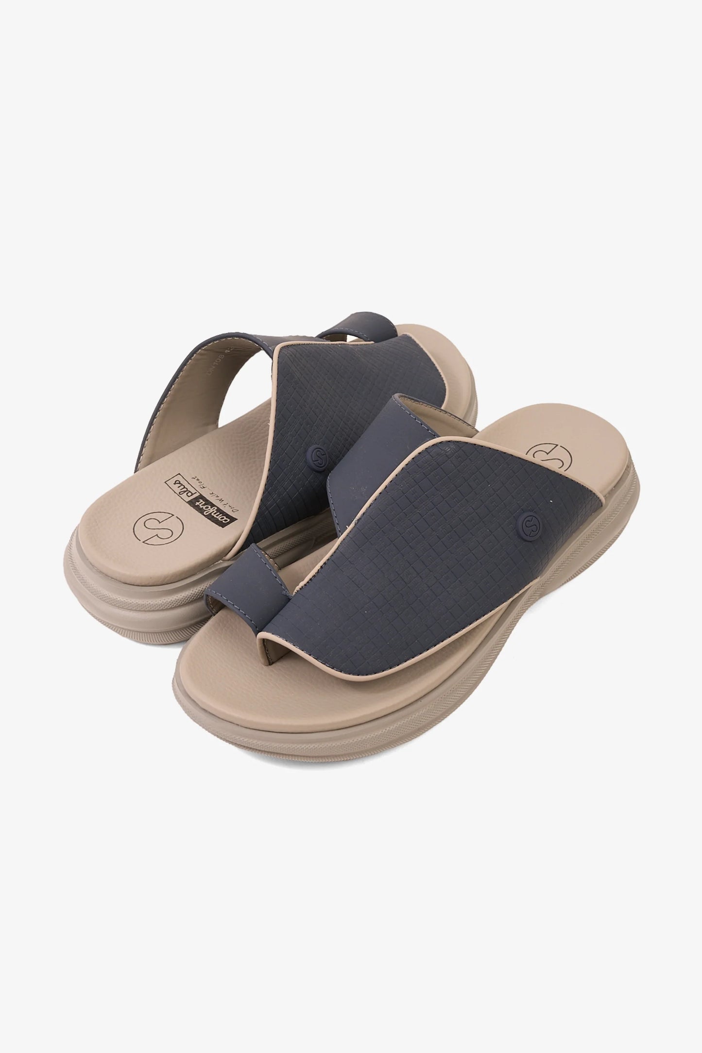 Comfort Plus Men's Imperial Comfort Arabic Sandals Navy MSDGBCPDN108