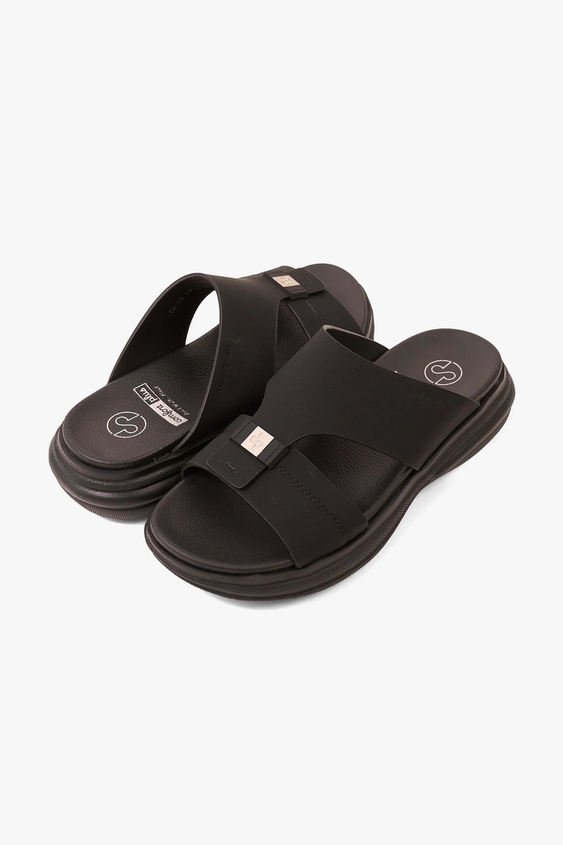 Comfort Plus Men's True Balance Arabic Sandals Black MSDGBCPDN105