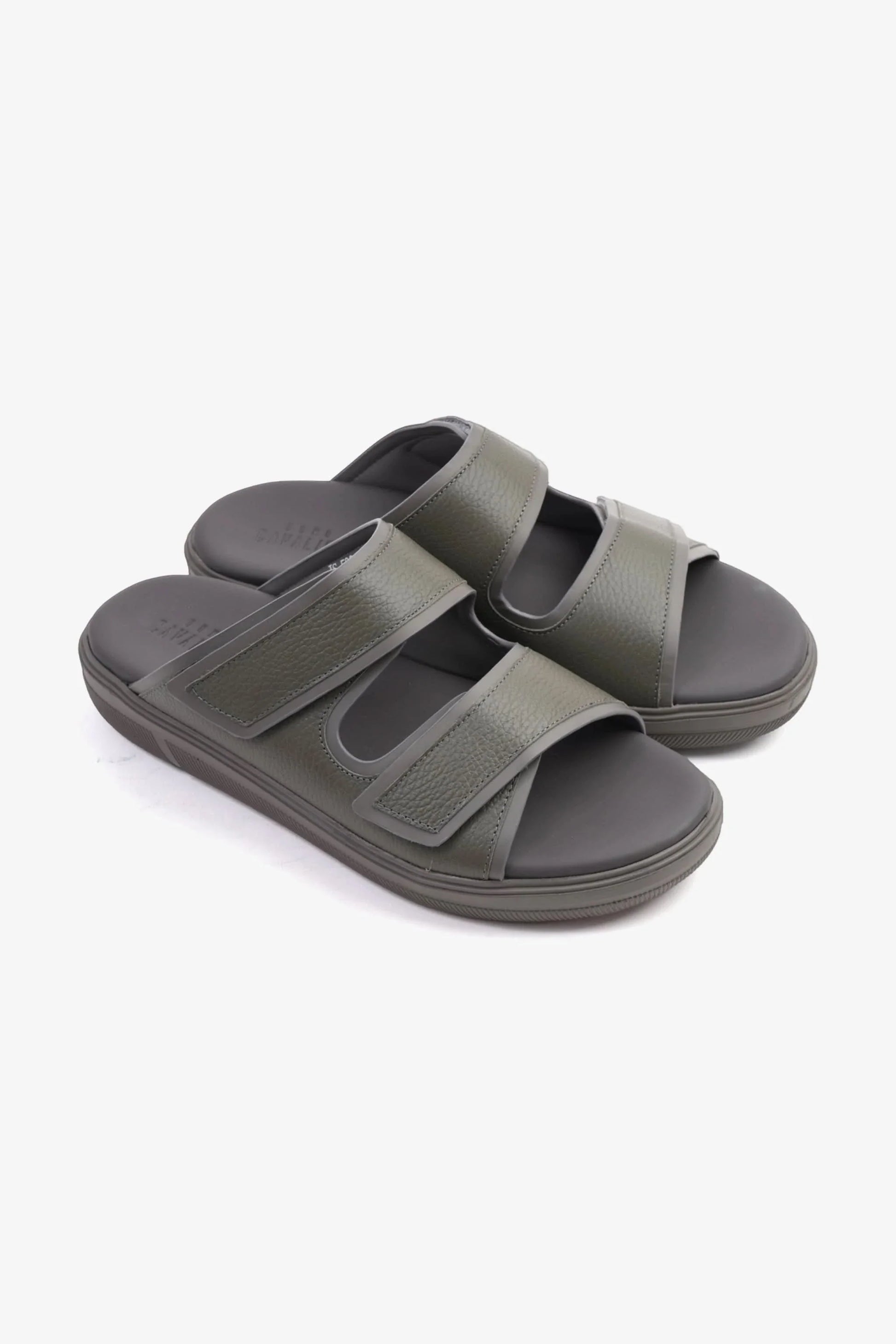 Cavalier Uomo Men's Designer Strap Arabic Sandals Grey MSDCVJS506