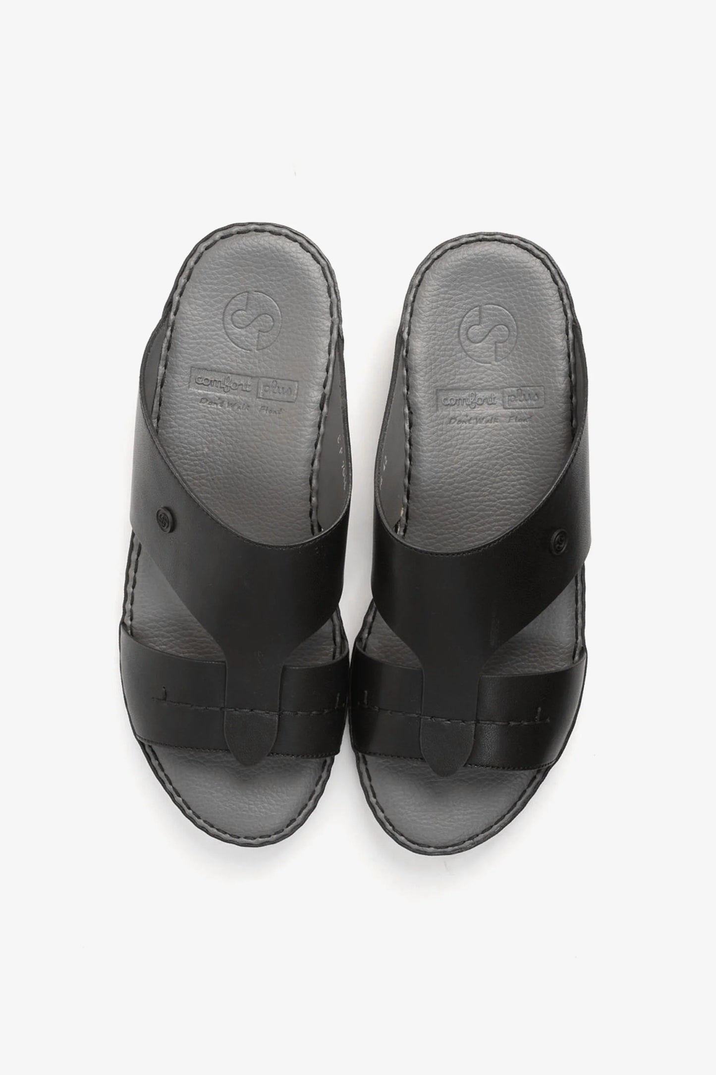 Comfort Plus Men's Classic Arabic Sandals Black MSDCP7016