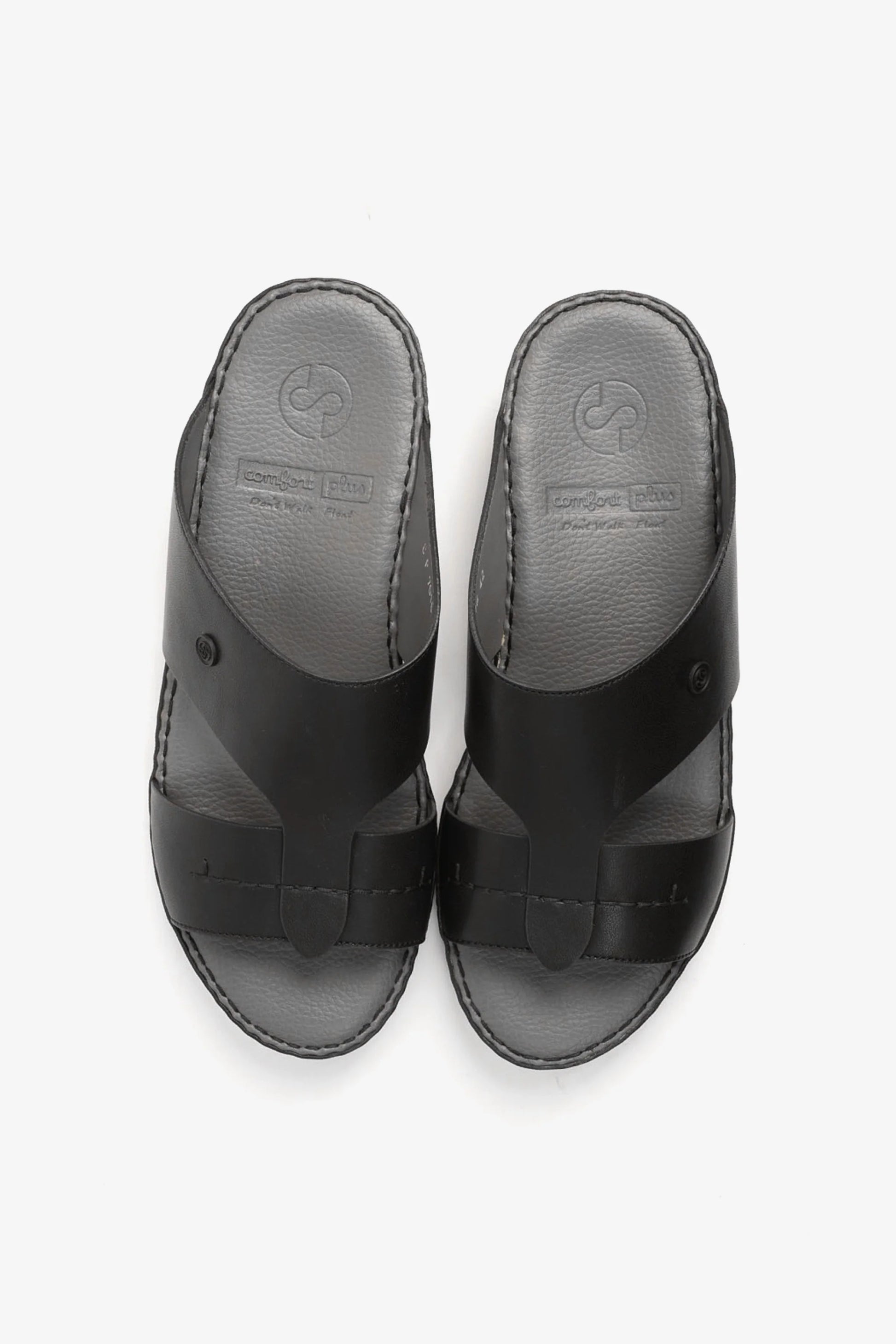 Comfort Plus Men's Classic Arabic Sandals Black MSDCP7016