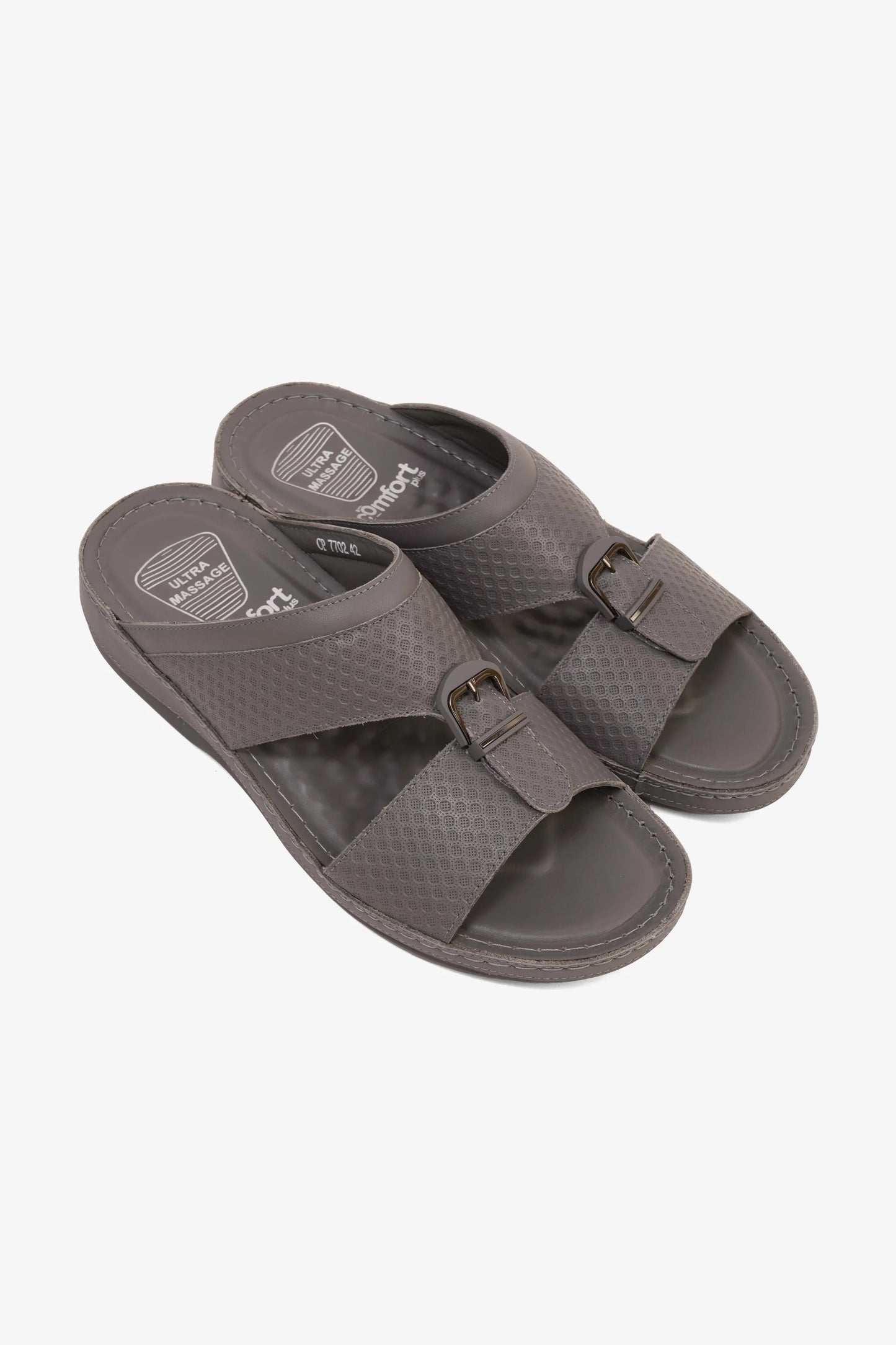 Comfort Plus Men's Arabic Sandals Grey MSDCP7702