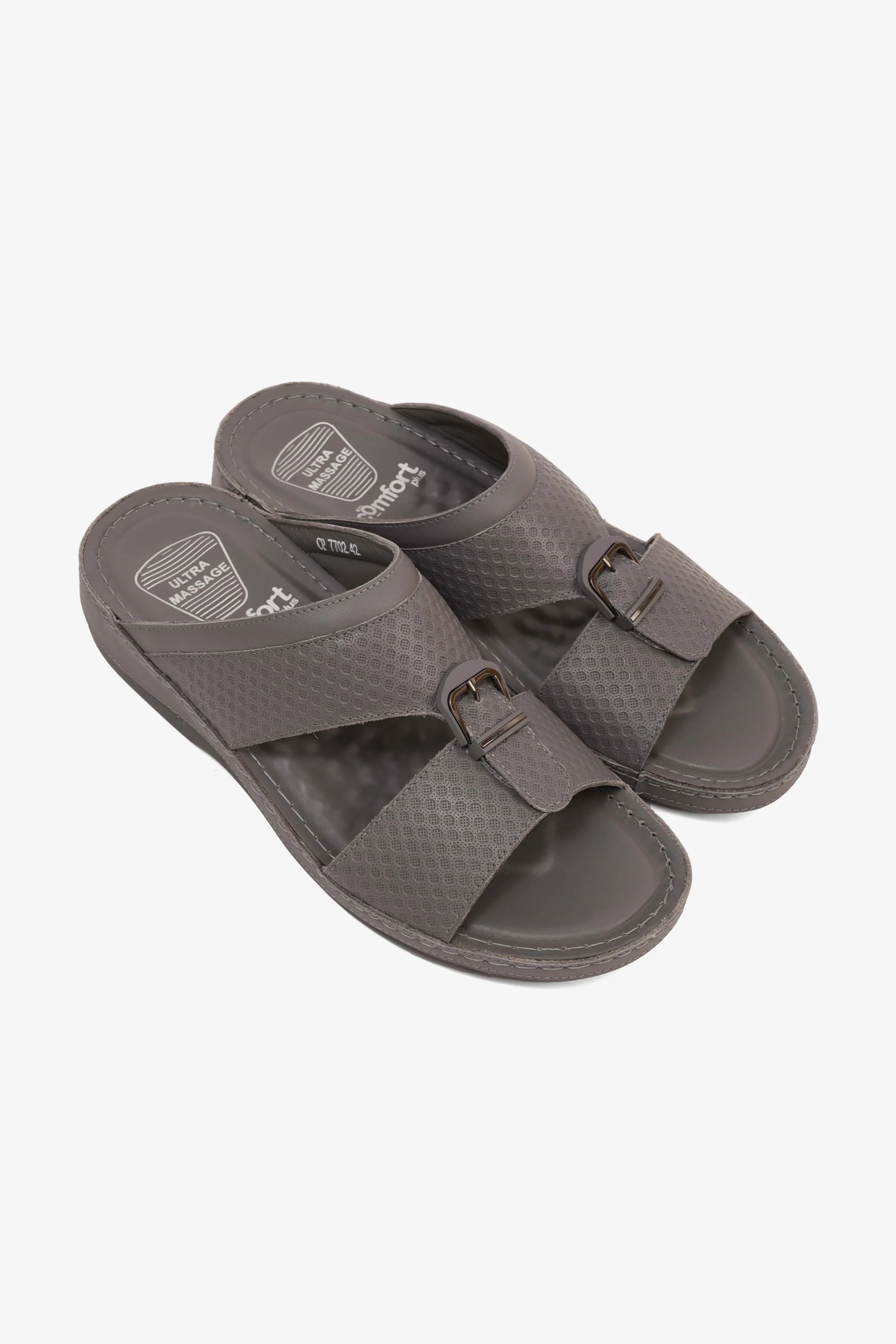 Comfort Plus Men's Arabic Sandals Grey MSDCP7702