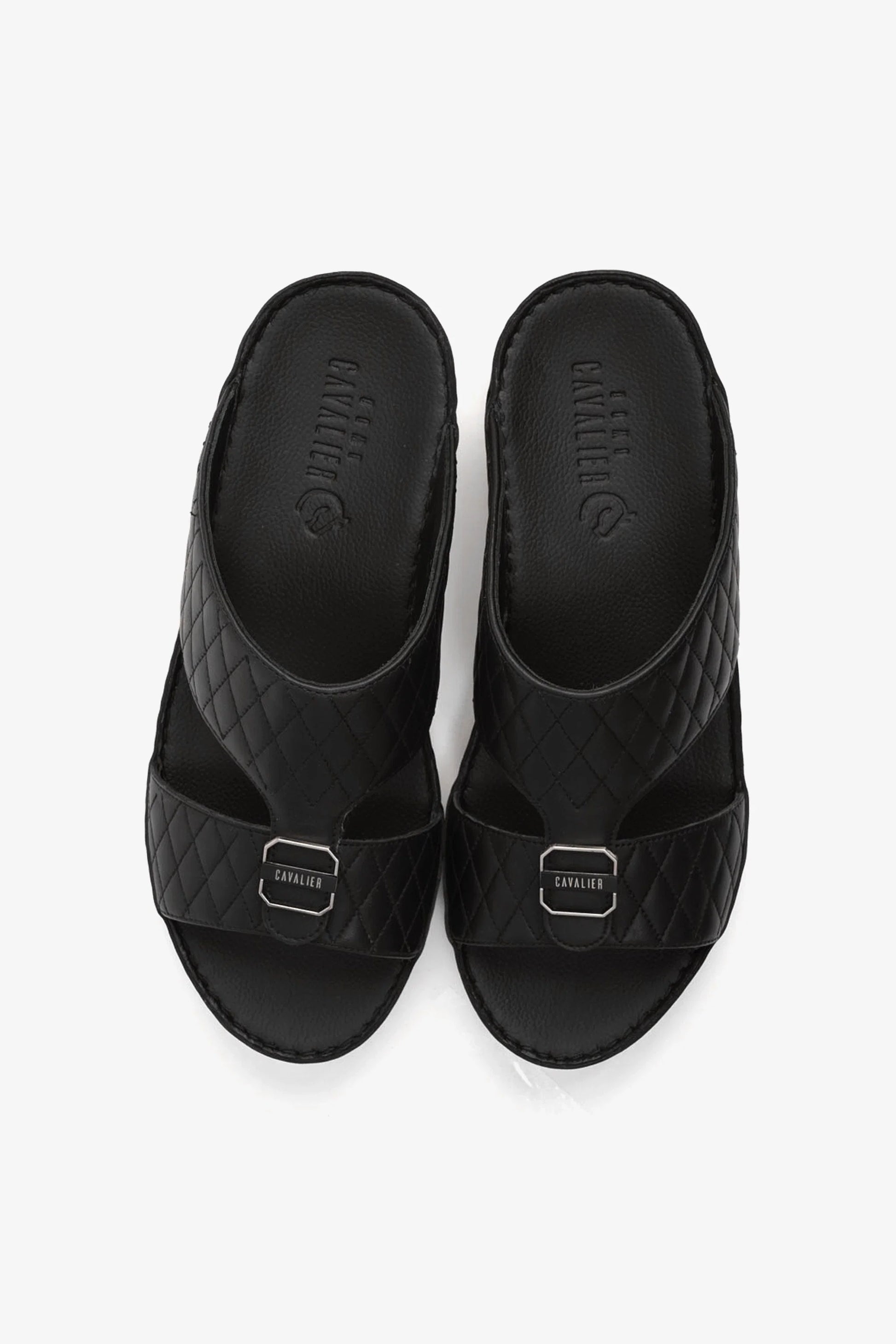 Cavalier Uomo Men's Arabic Sandals Black CV1105