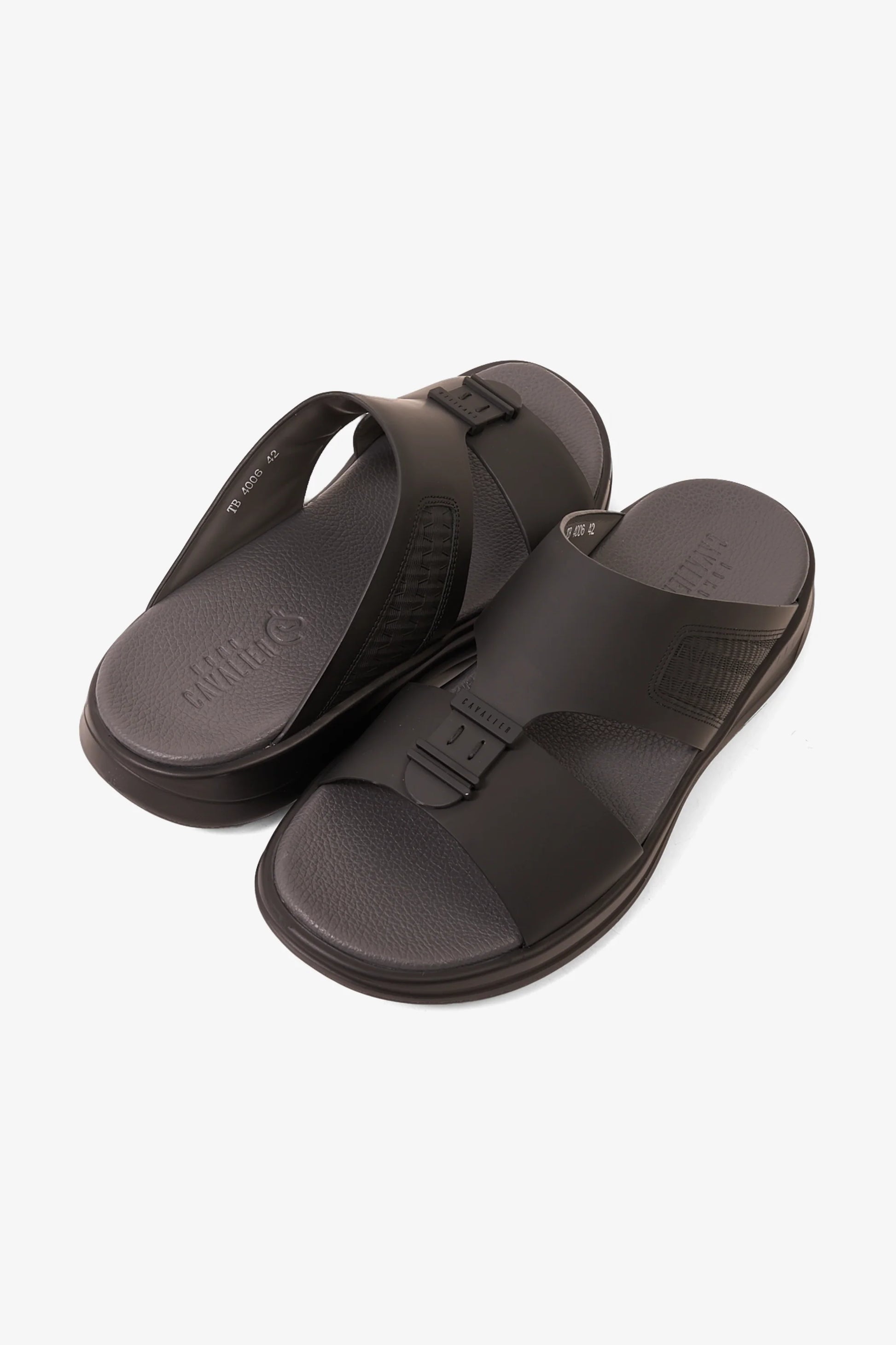 Cavalier Uomo Men's TheraBounce Legacy Arabic Sandals Black MSDCVTB4006
