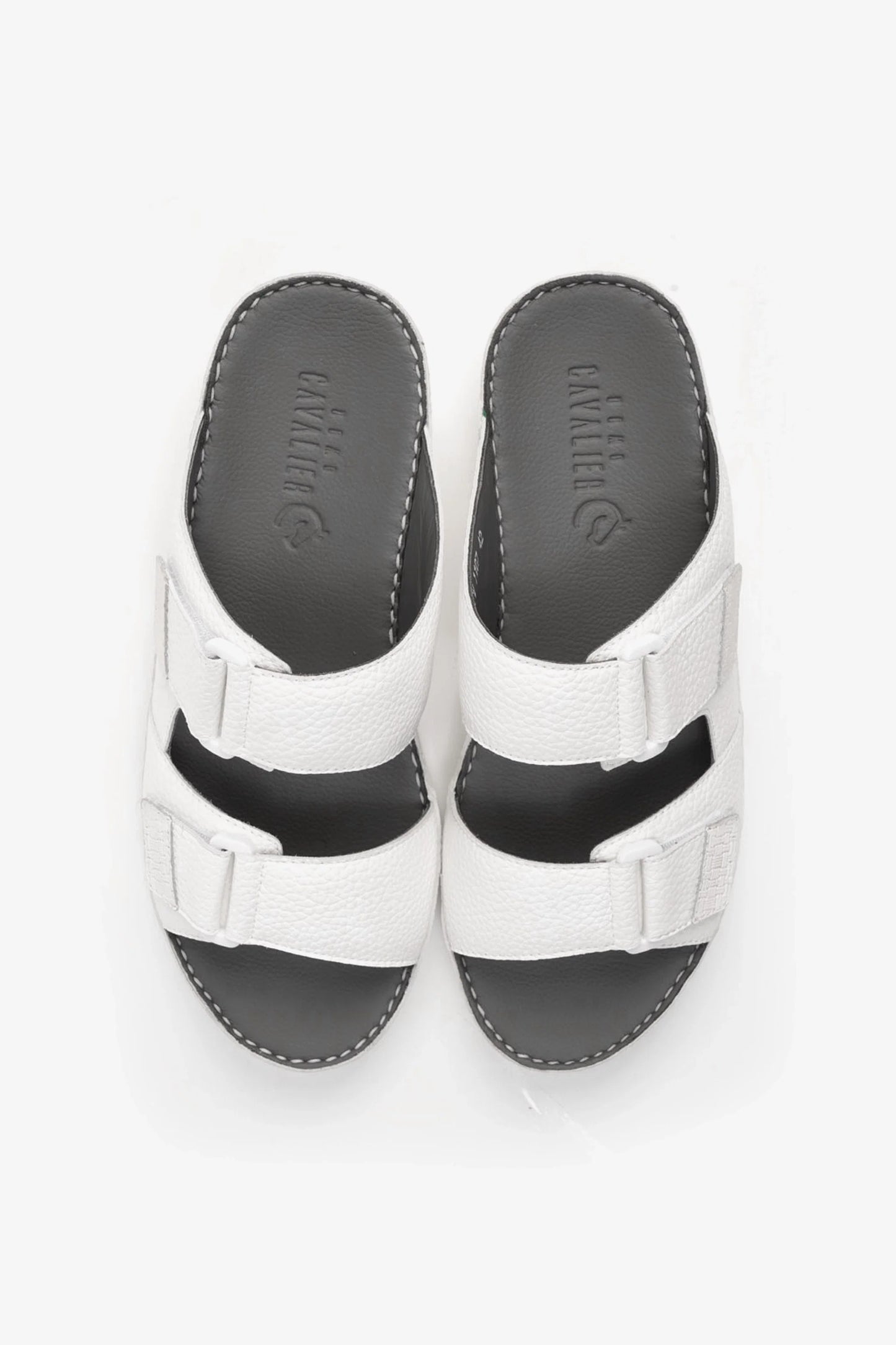 Cavalier Uomo Men's Arabic Sandals White MSDCV1107