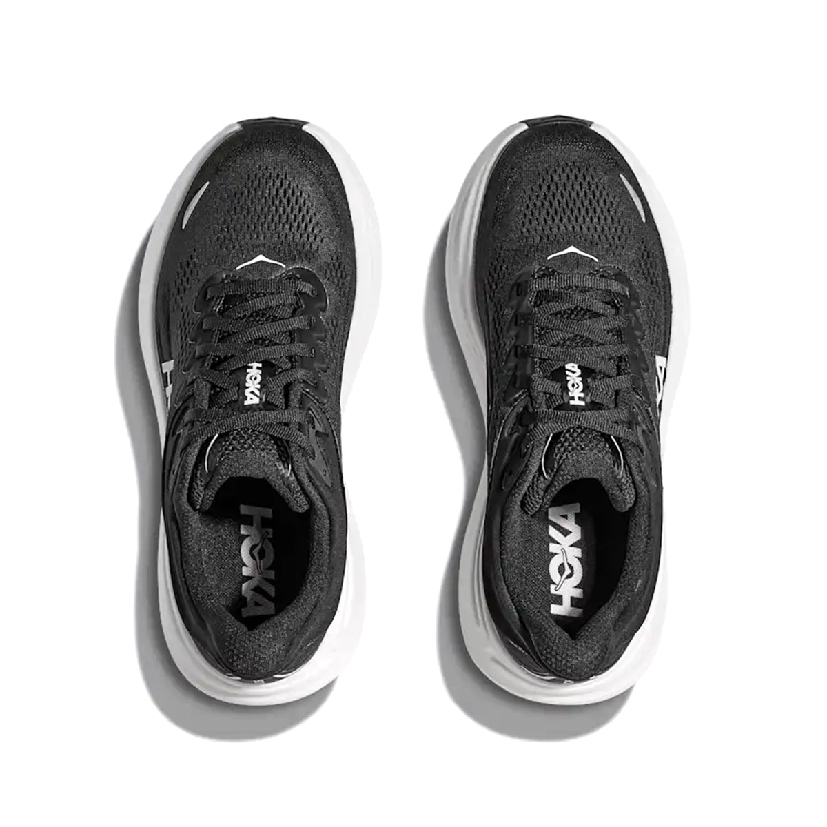 HOKA MENS BONDI 9 ROAD RUNNING BLACK / WHITE-thumbmail-6