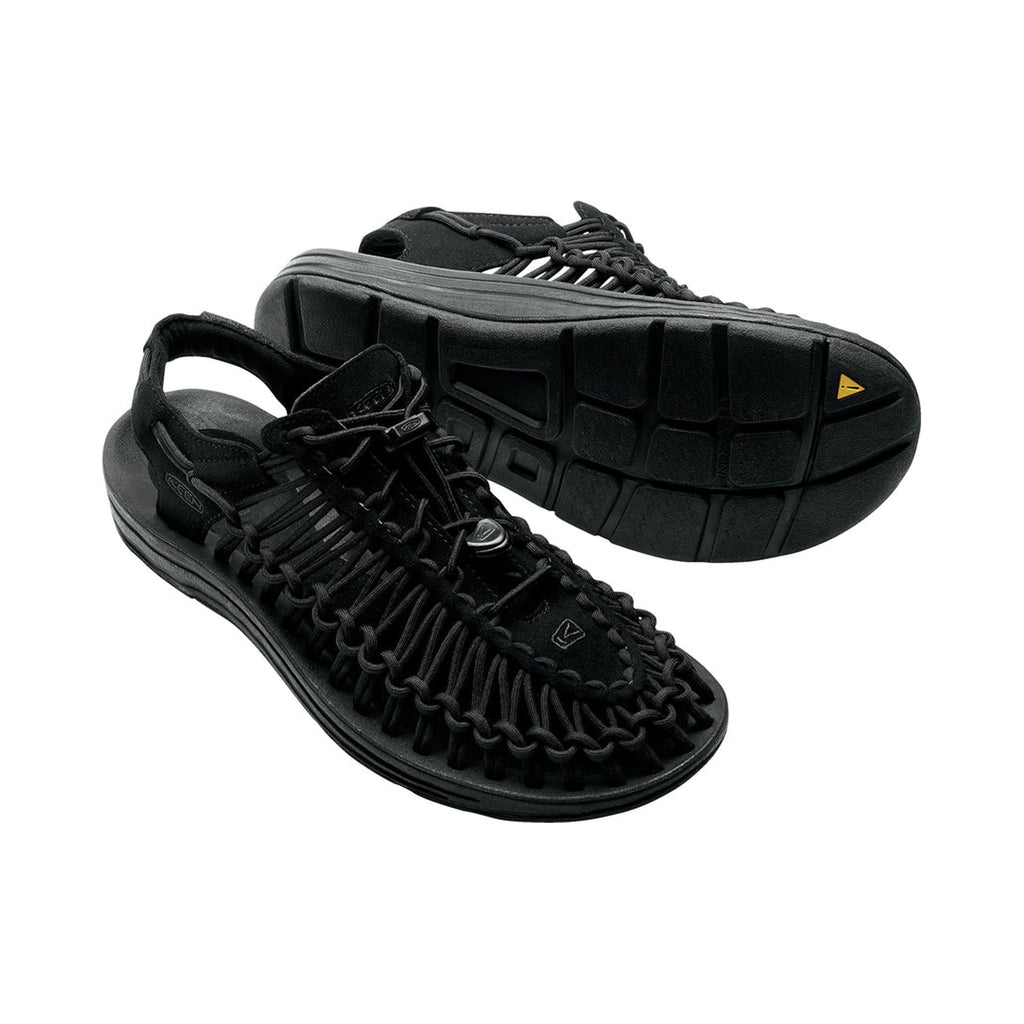 MEN UNEEK FLAT SANDALS BLACK/BLACK