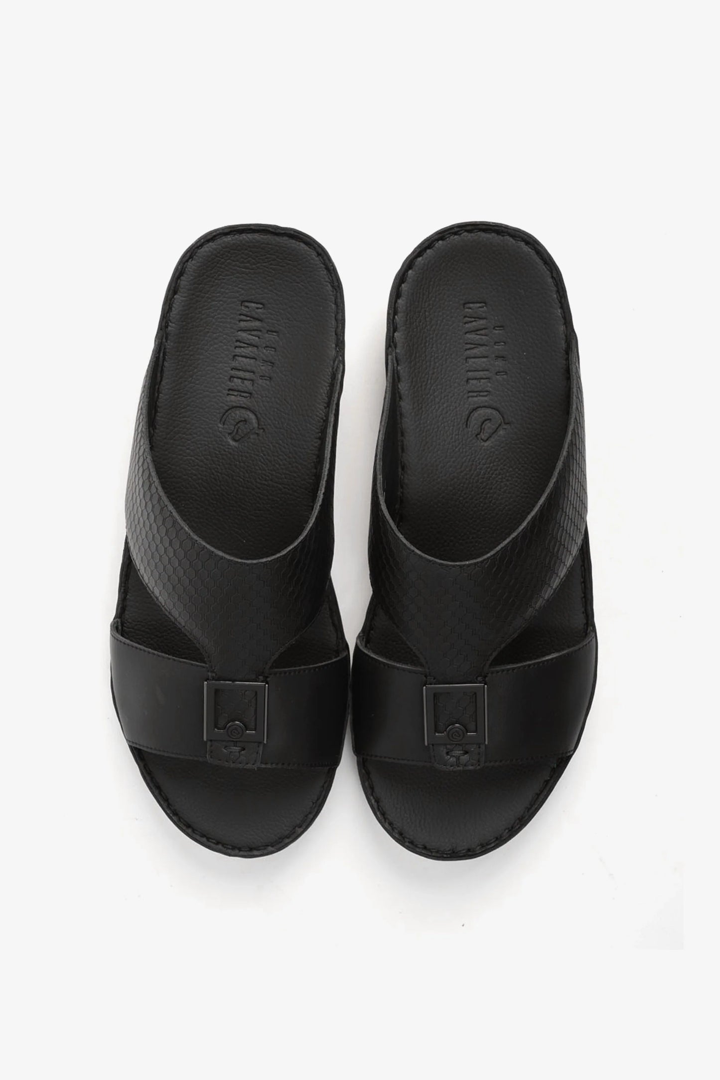 Cavalier Uomo Men's Arabic Sandals Black CV1110