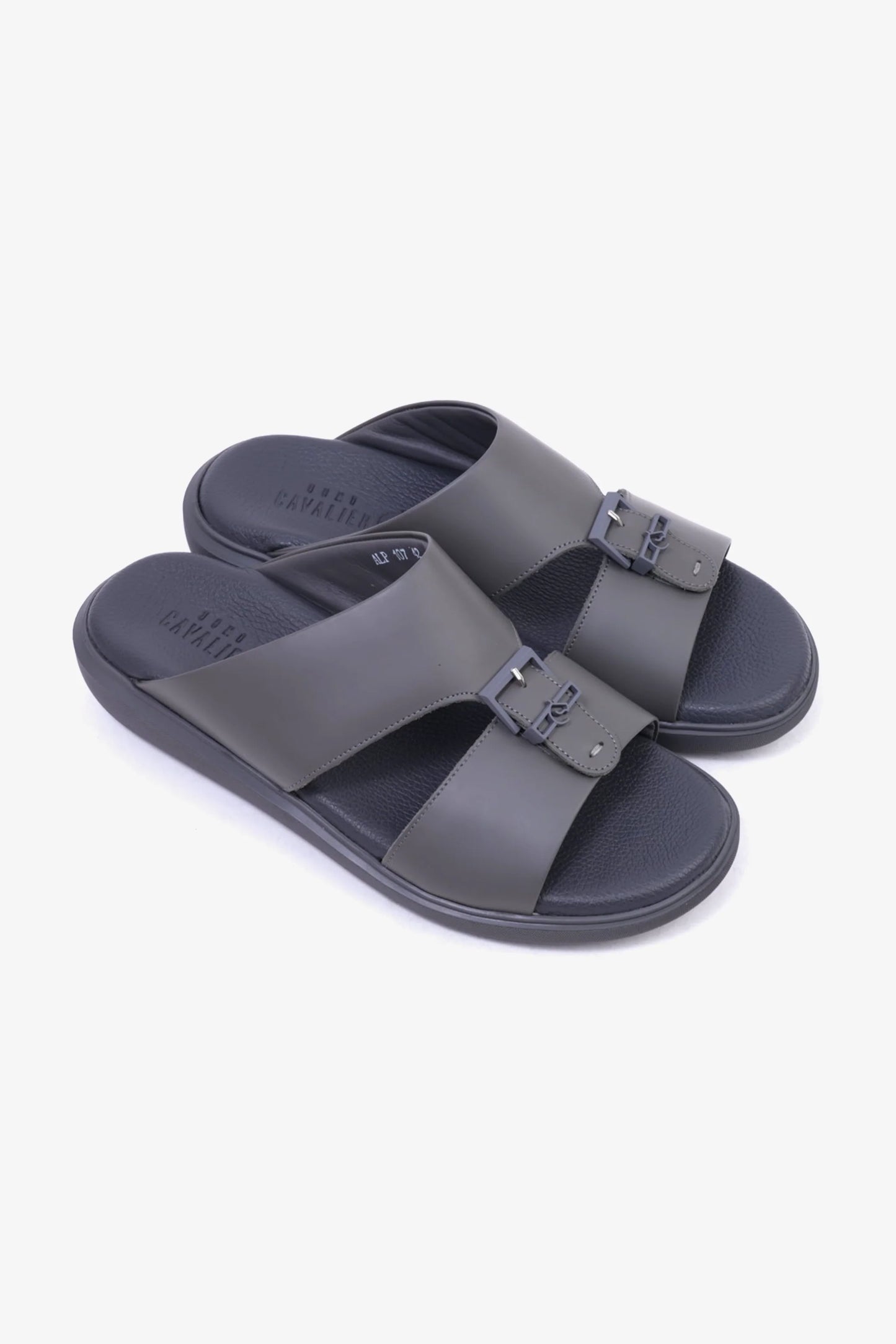 Cavalier Uomo Men's Arabic Sandals Grey MSDCVALP107