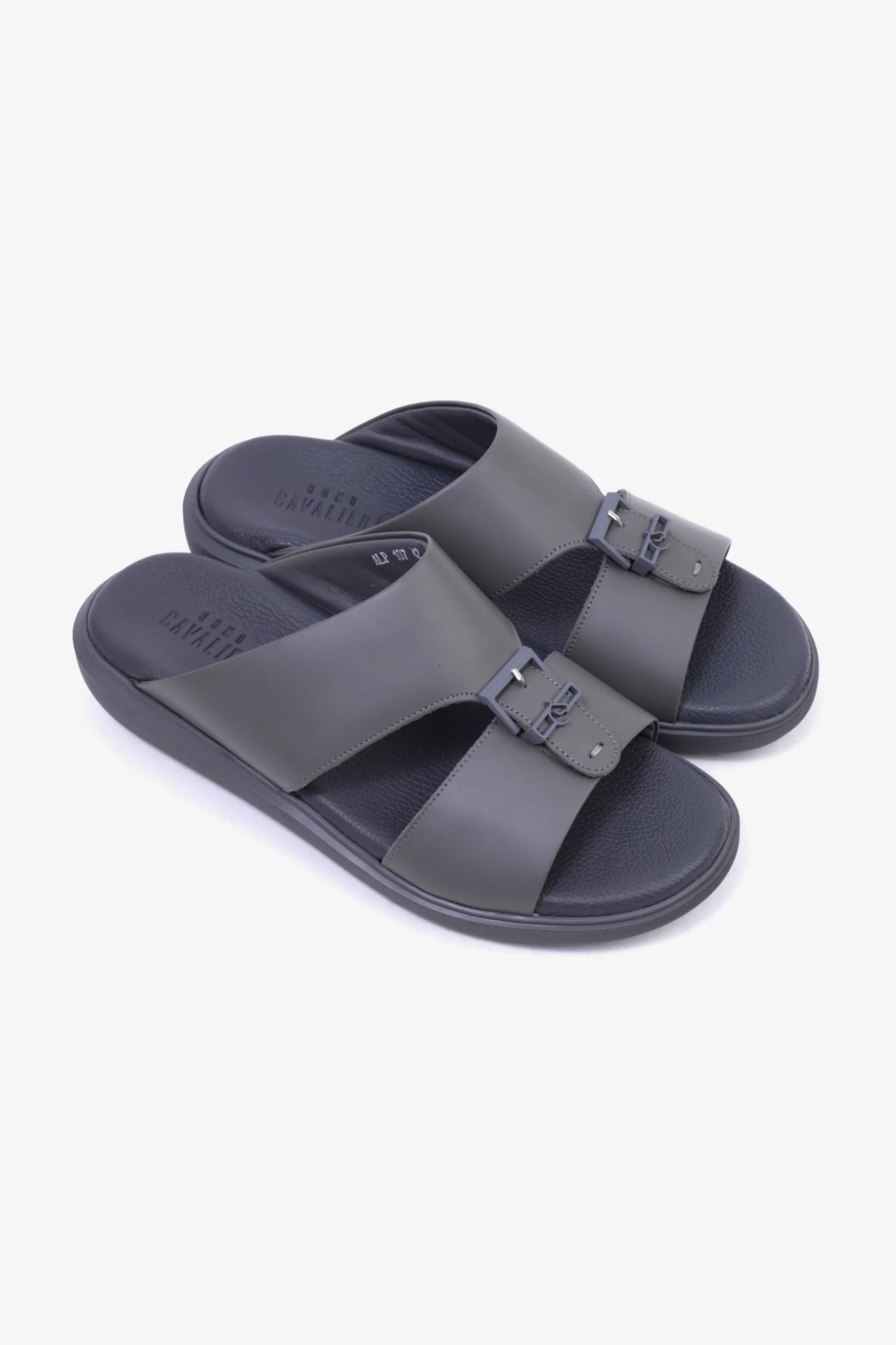 Cavalier Uomo Men's Arabic Sandals Grey MSDCVALP107