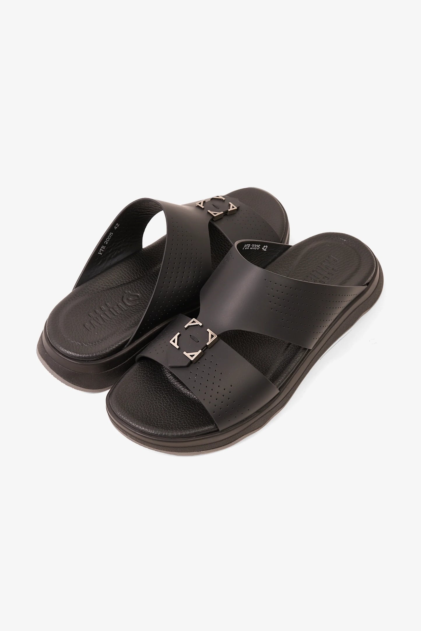 Cavalier Uomo Men's PTR Sultan Step Sandals Black MSDCVPTR2005