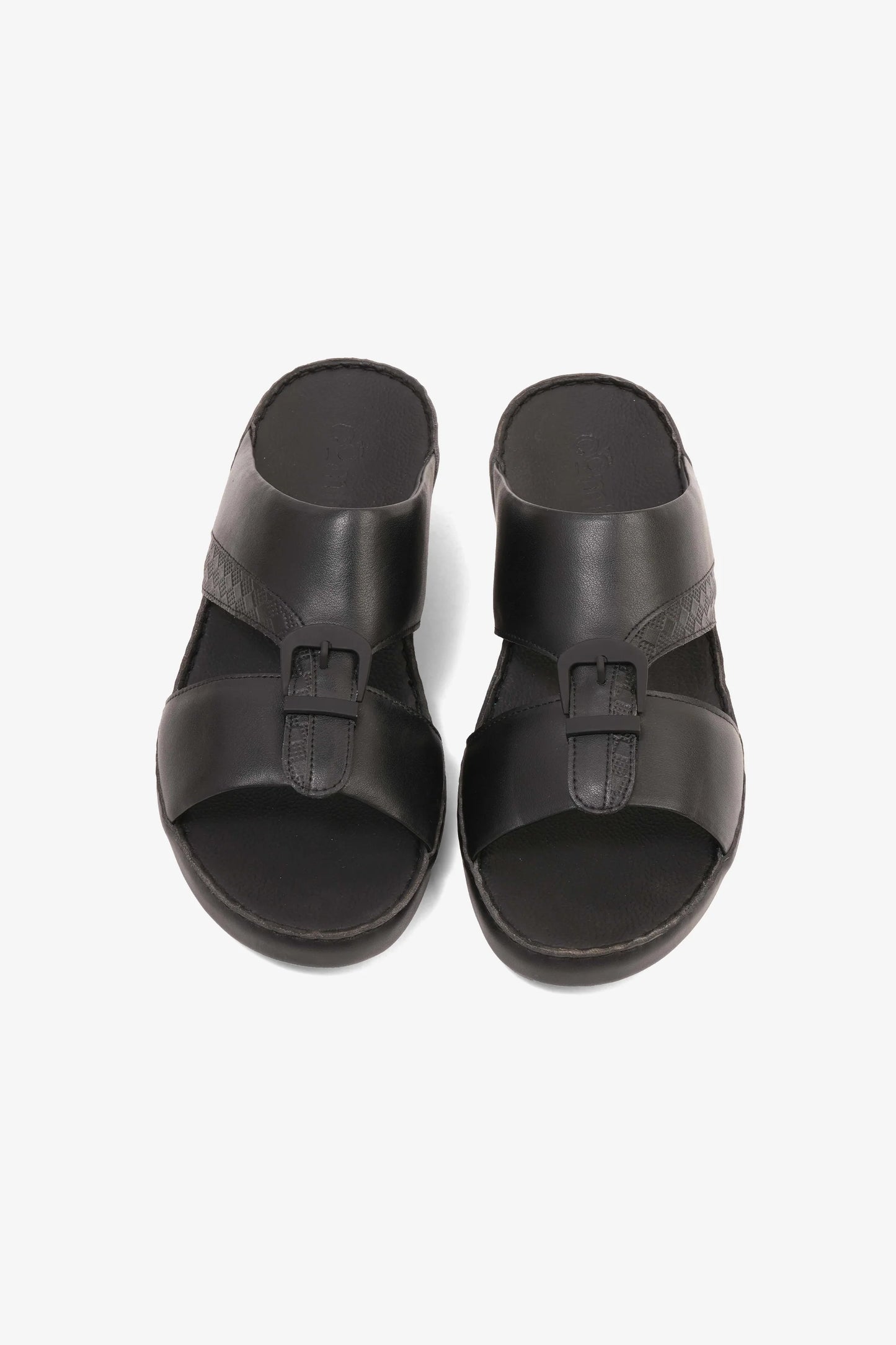 Comfort Plus Men's Traditional Style Sandals Black MSDCP901136
