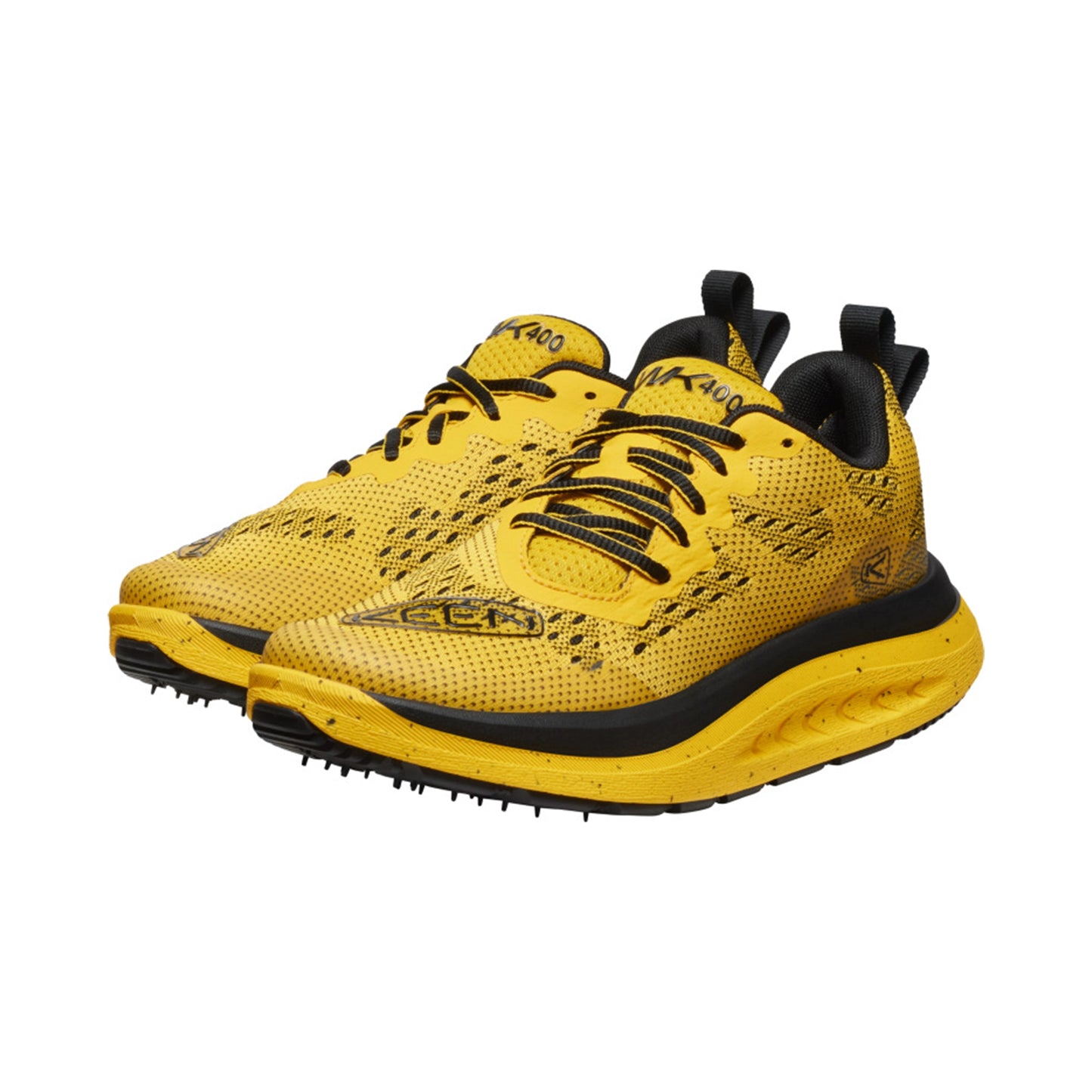 Men's WK400 Walking Shoe Yellow Black