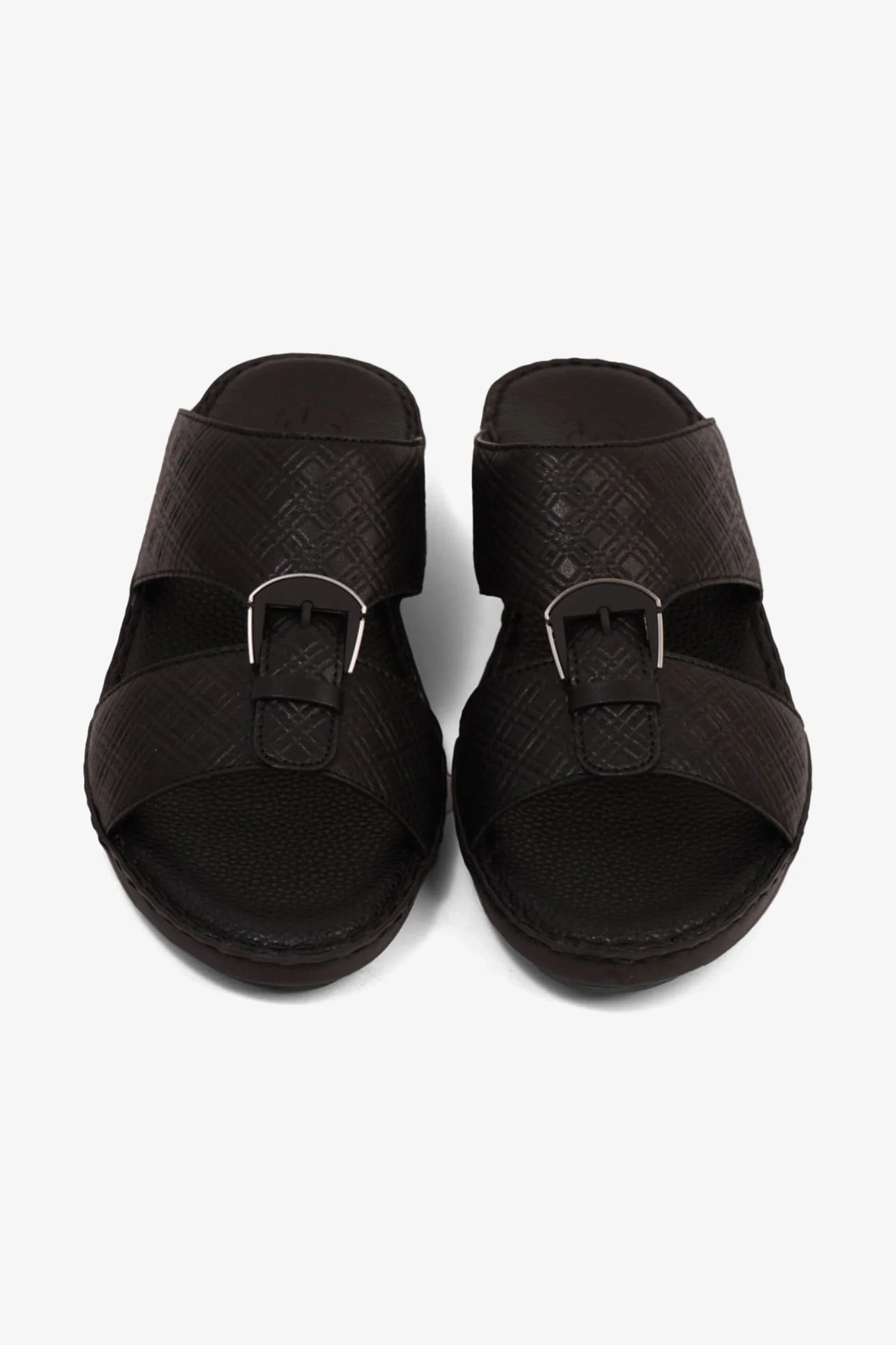 Comfort Plus Men's Cushioned Slip-On Sandals Black MSDCP7013