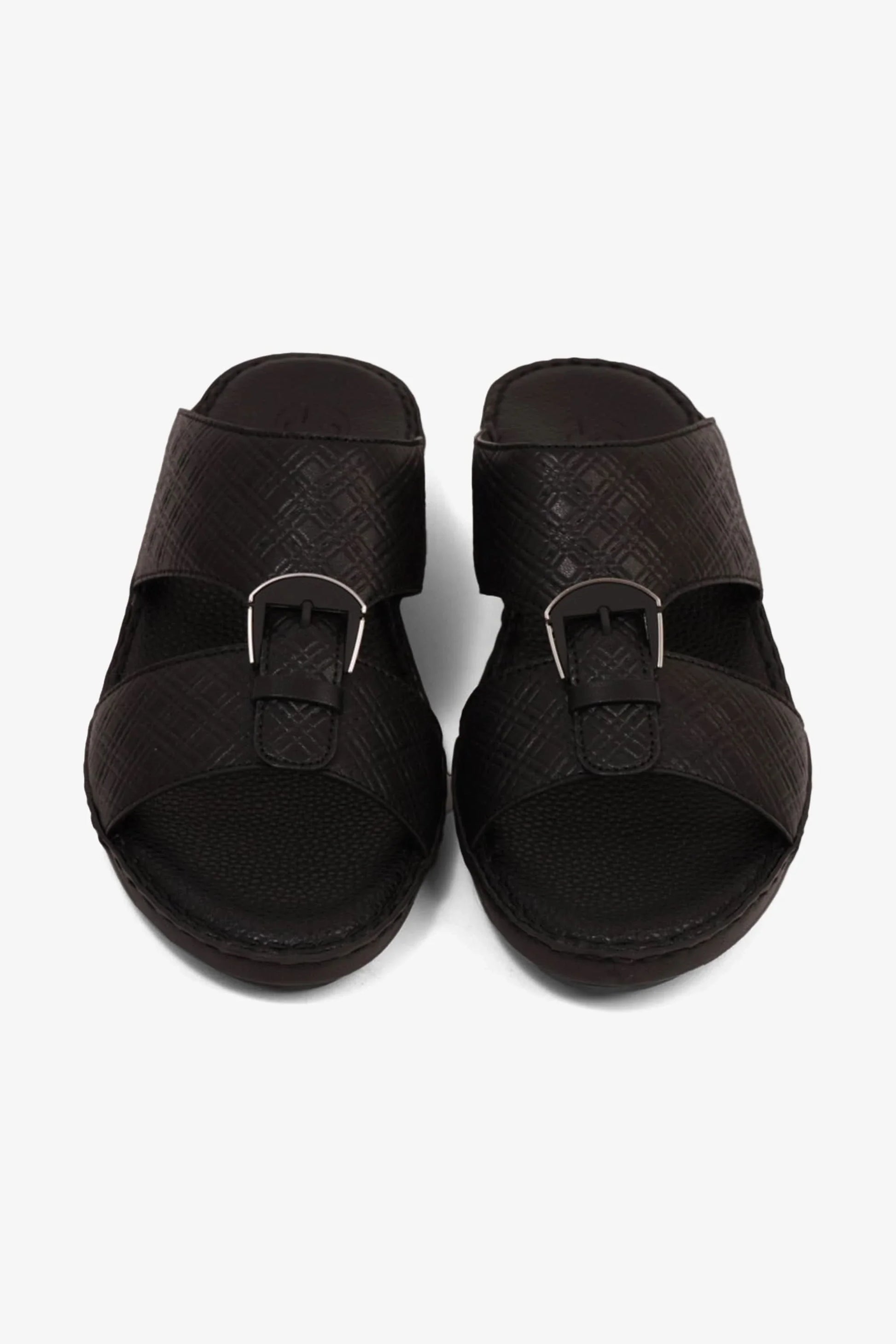 Comfort Plus Men's Cushioned Slip-On Sandals Black MSDCP7013