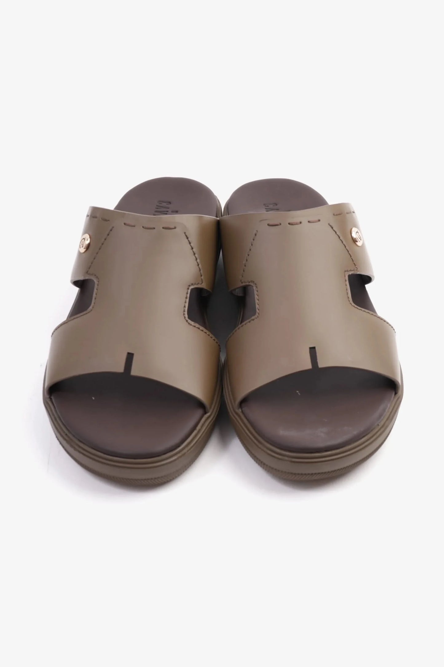 Cavalier Uomo Men's Leather Arabic Sandals Truffle MSDCVJS503