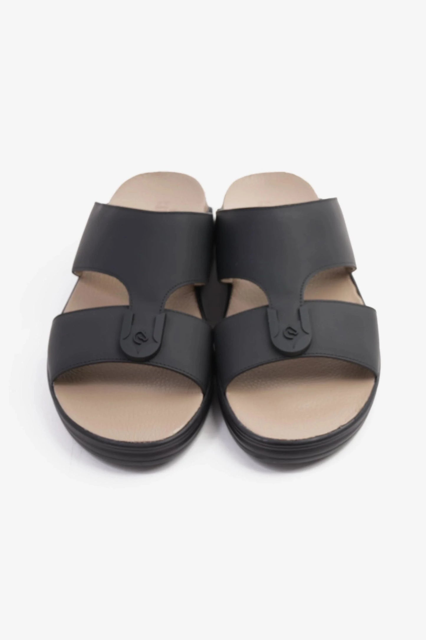 Cavalier Uomo Men's Classic Arabic Sandals Black MSDCVSUN507