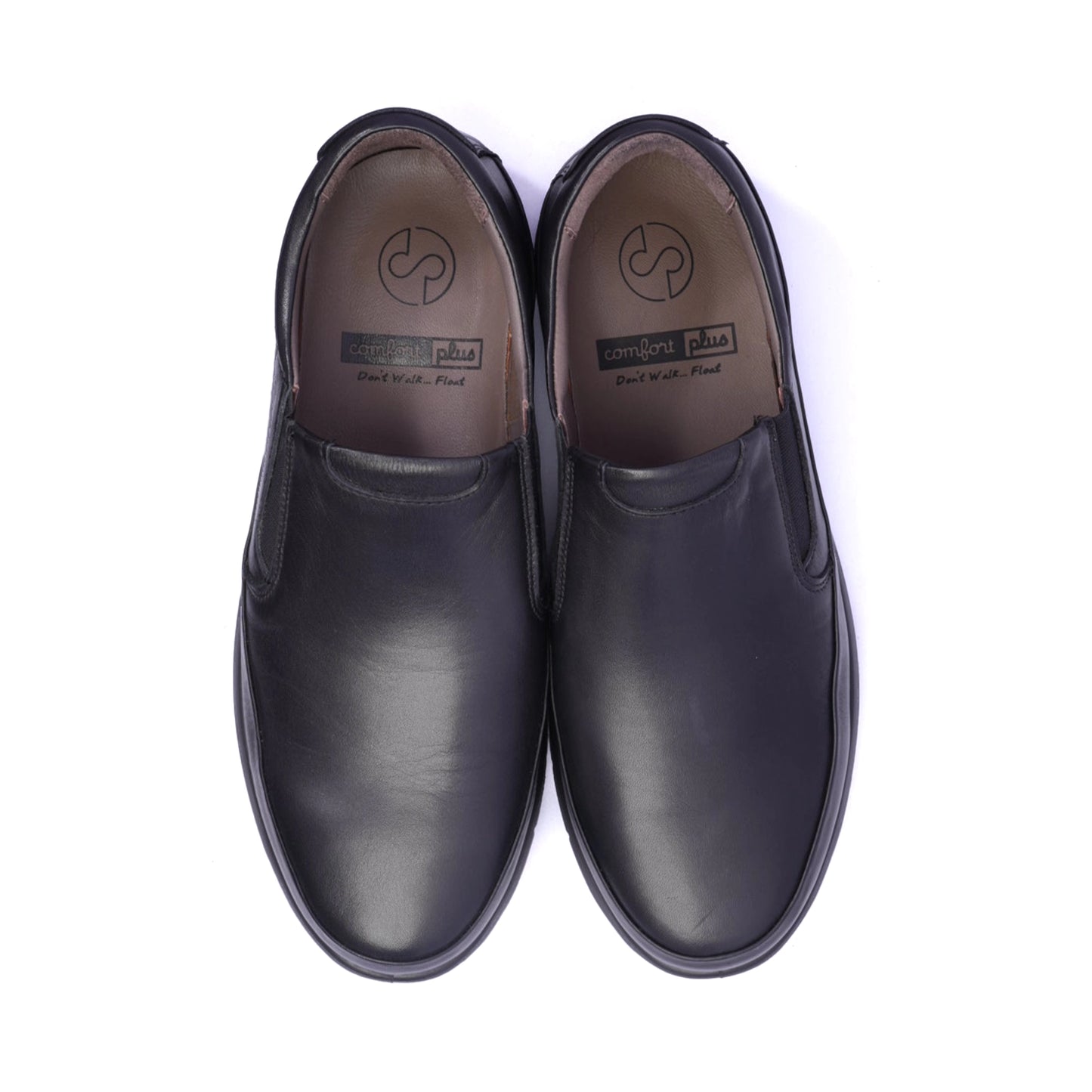 Comfort Plus Classic Leathers Loafers Slip-On Black