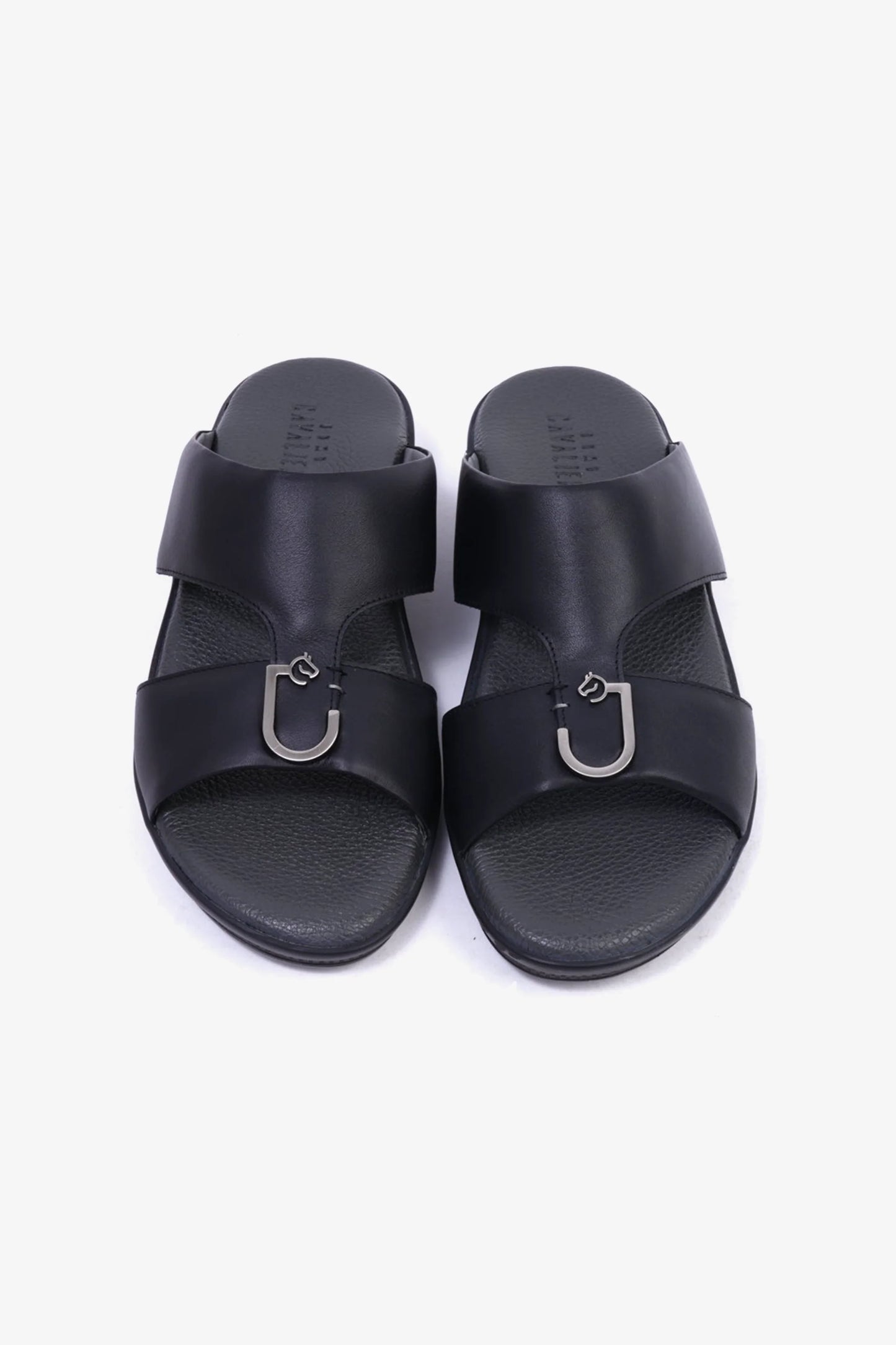 Cavalier Uomo Men's Arabic Sandals Black MSDCVDLR201