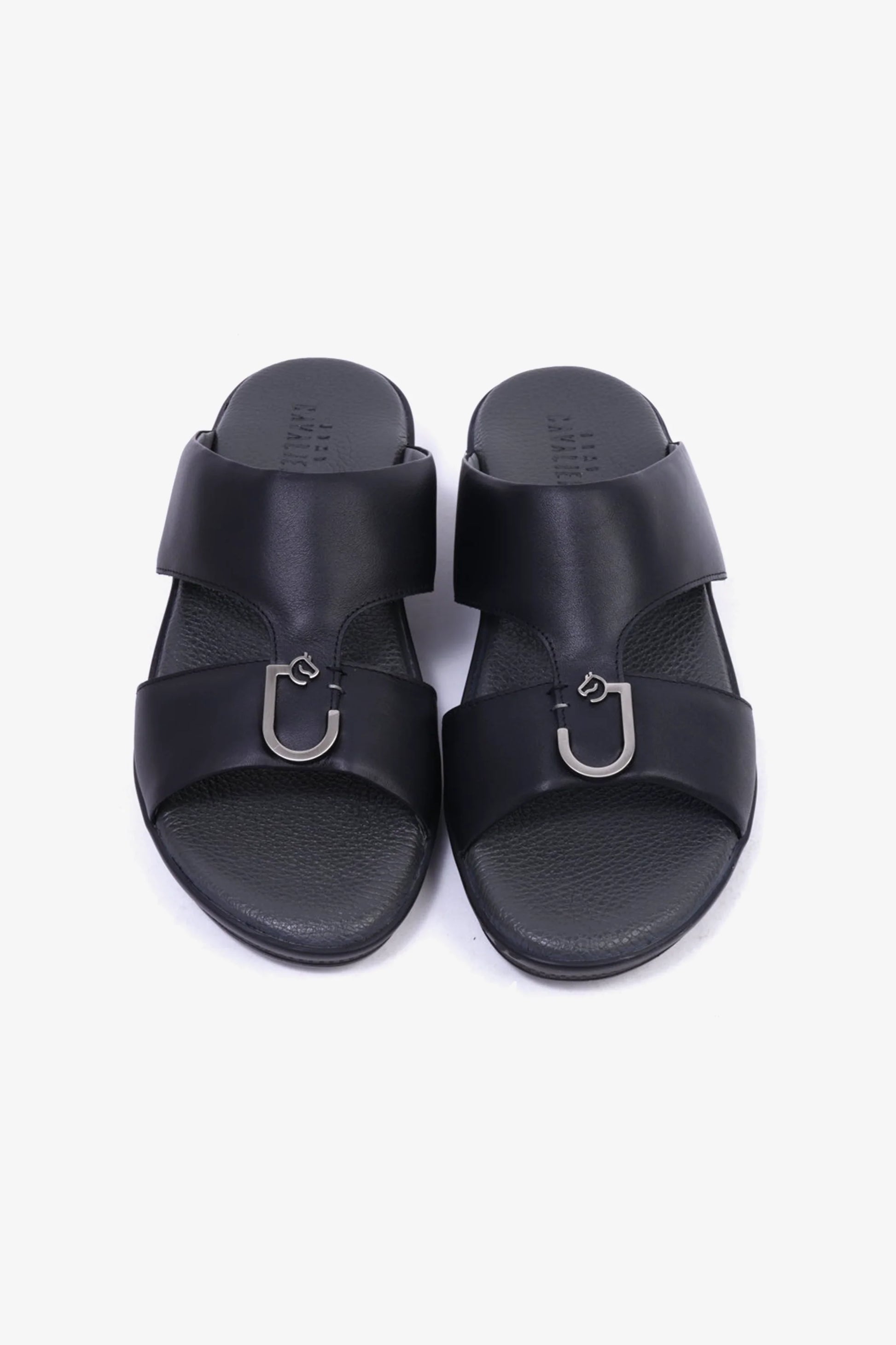Cavalier Uomo Men's Arabic Sandals Black MSDCVDLR201