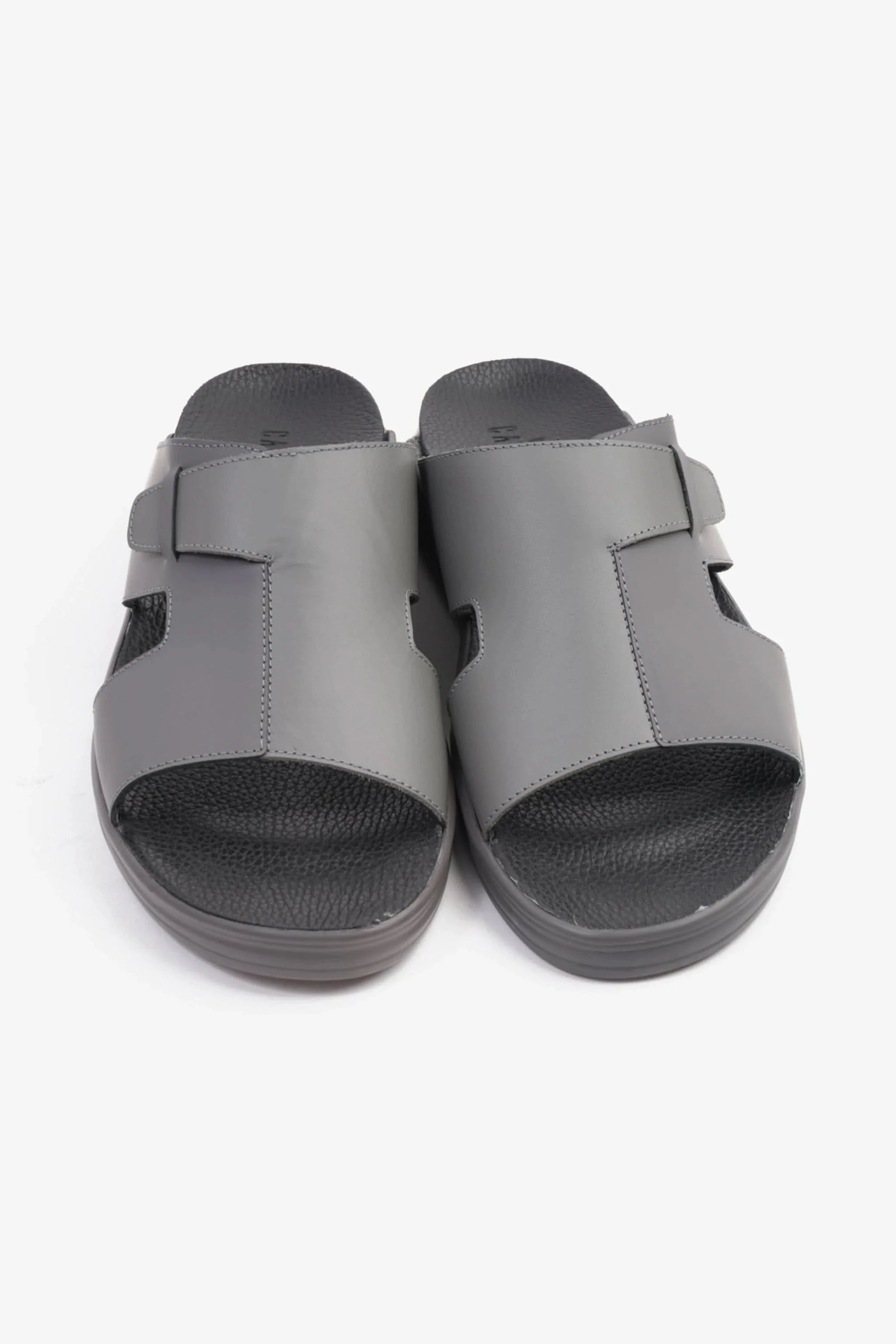 Cavalier Uomo Men's Classic Traditional Arabic Sandals Grey MSDCVSUN509