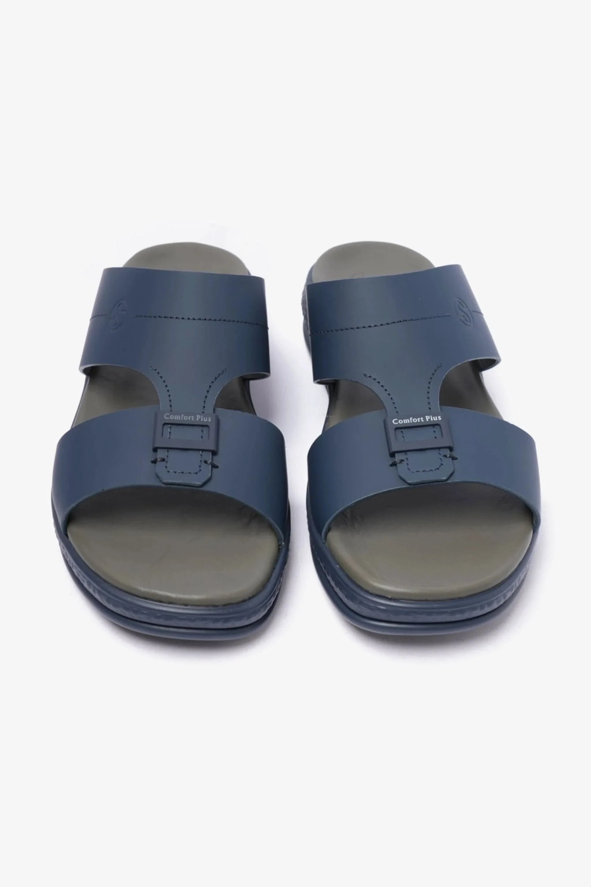 Comfort Plus Men's Timeless Design Strap Sandals Navy D104