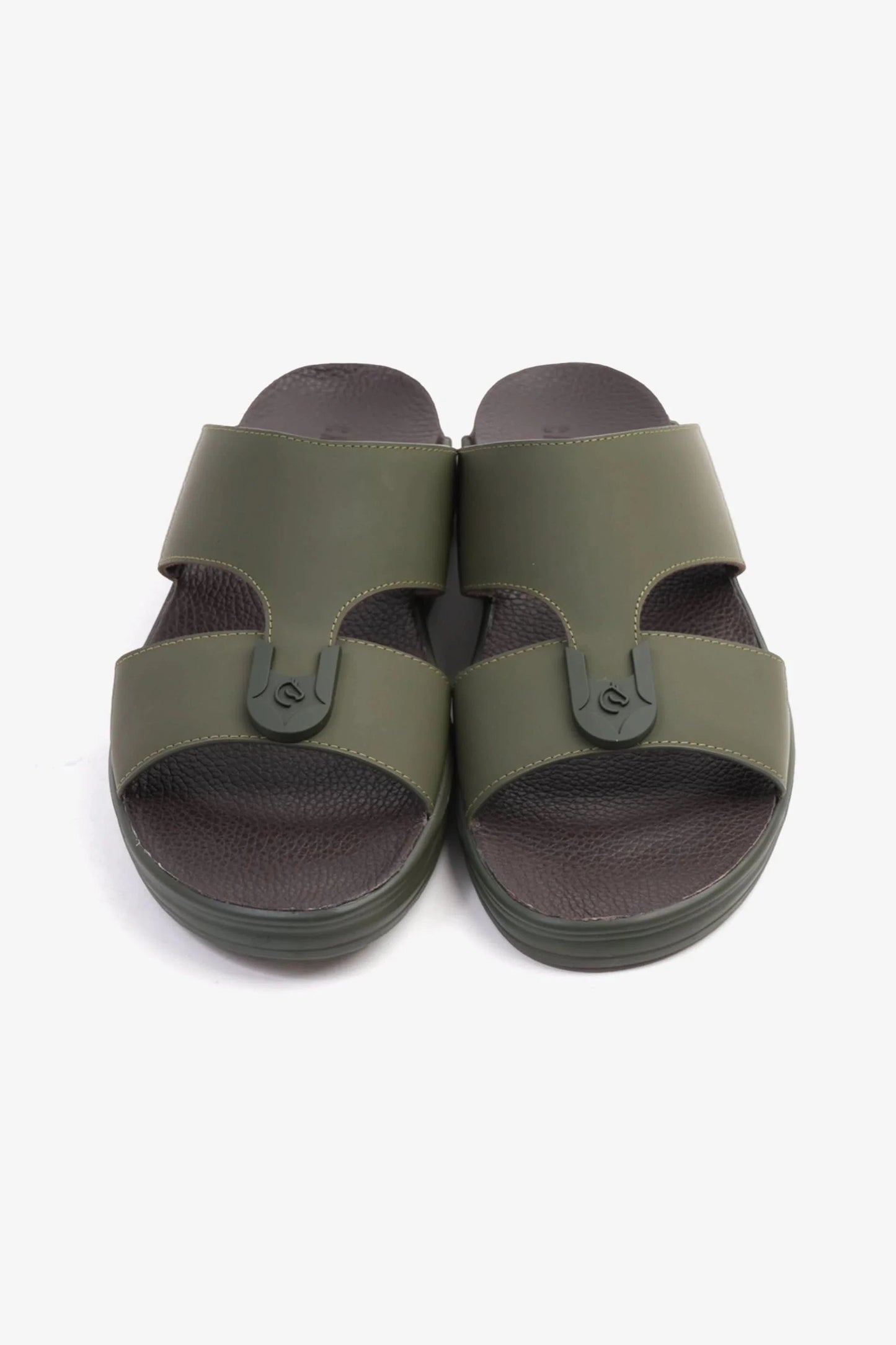 Cavalier Uomo Men's Classic Arabic Sandals Olive MSDCVSUN507