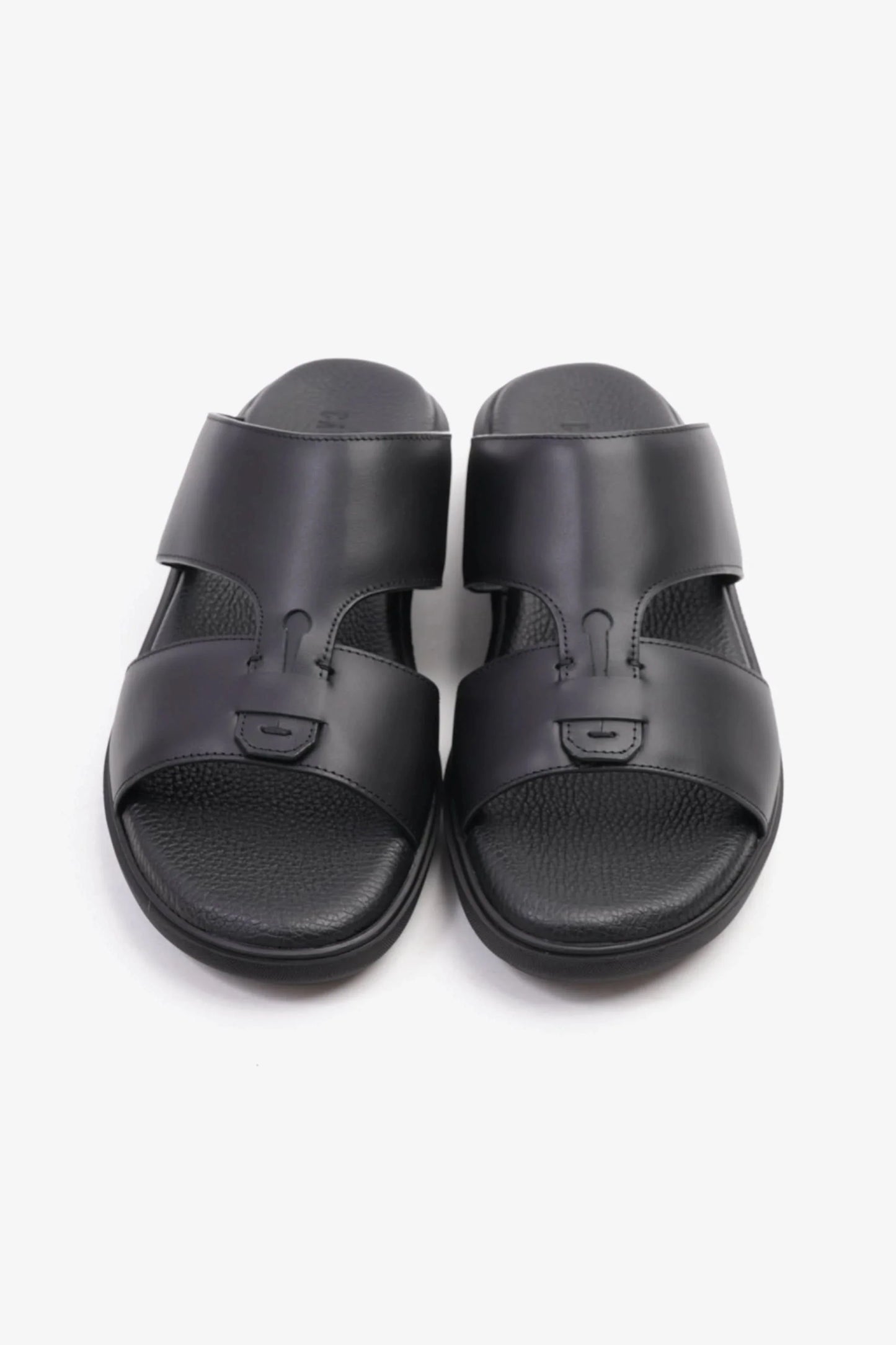Cavalier Uomo Men's Comfortable Slip-On Sandals Black MSDCVALP116