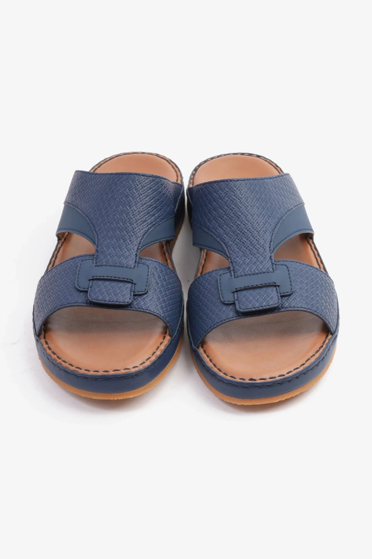 Comfort Plus Men's Genuine Leather Sandals Navy CP3006