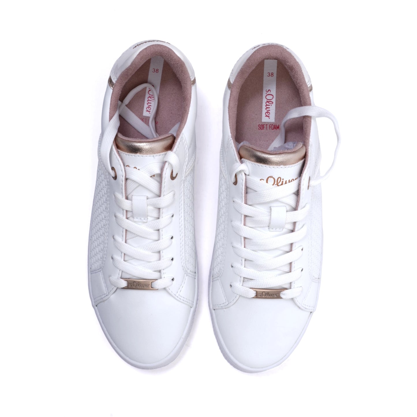 S. Oliver Breathable and Comfortable Women Sneakers White