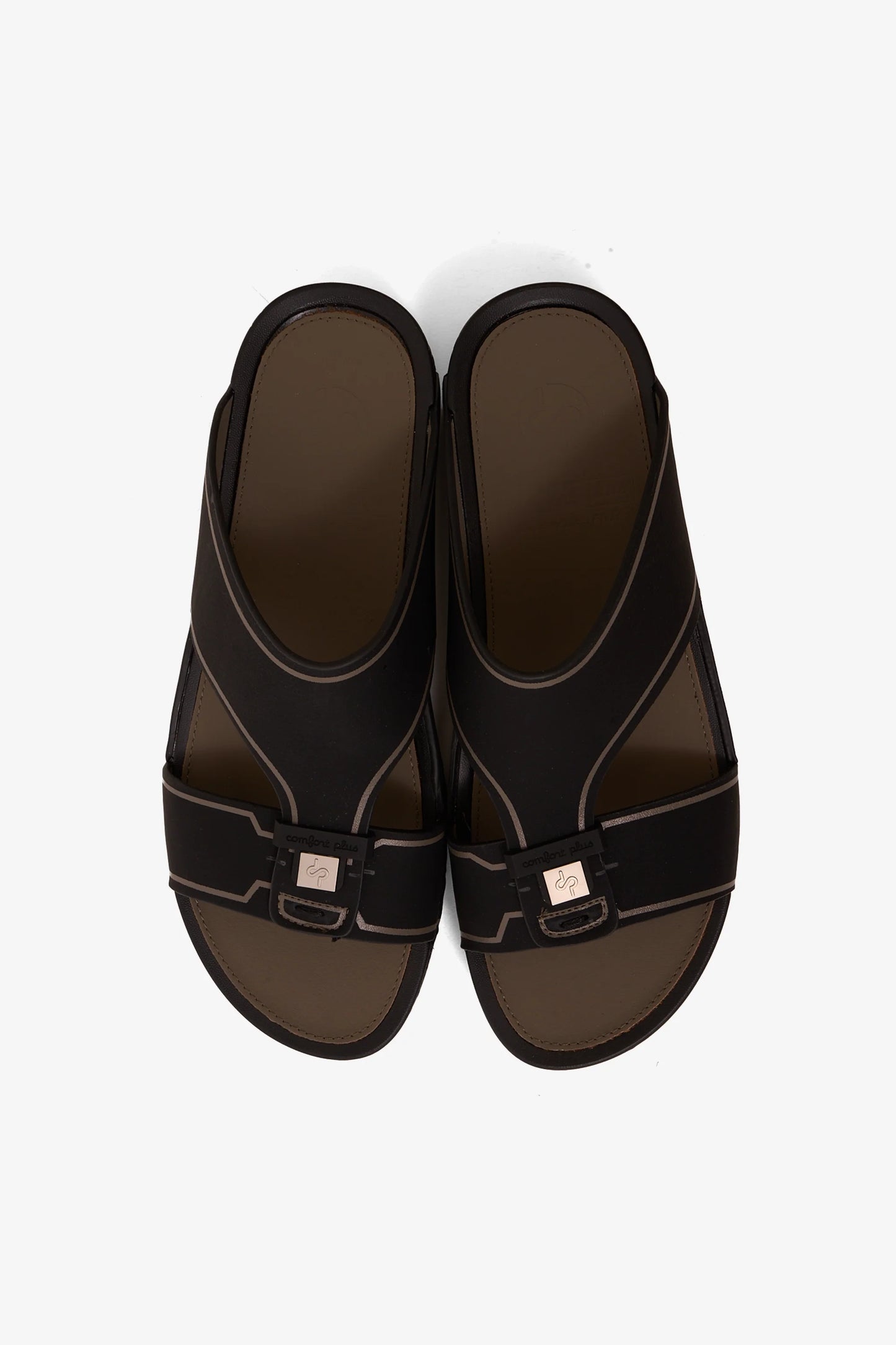 Comfort Plus Men's Equilibrium Walk Arabic Sandals Black MSDGBCPAS107
