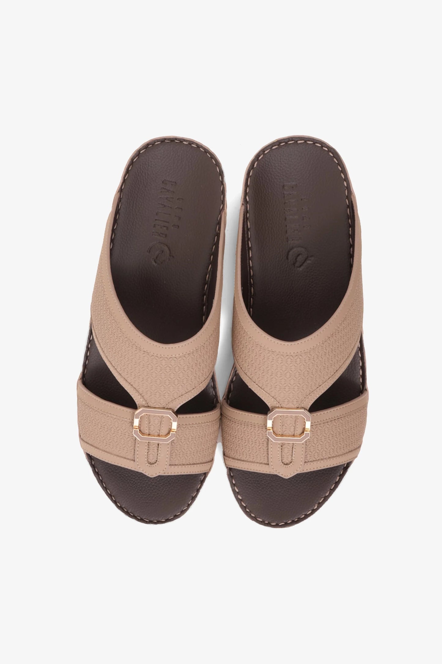 Cavalier Uomo Men's Premium Arabic Sandals Stone MSDCV1119