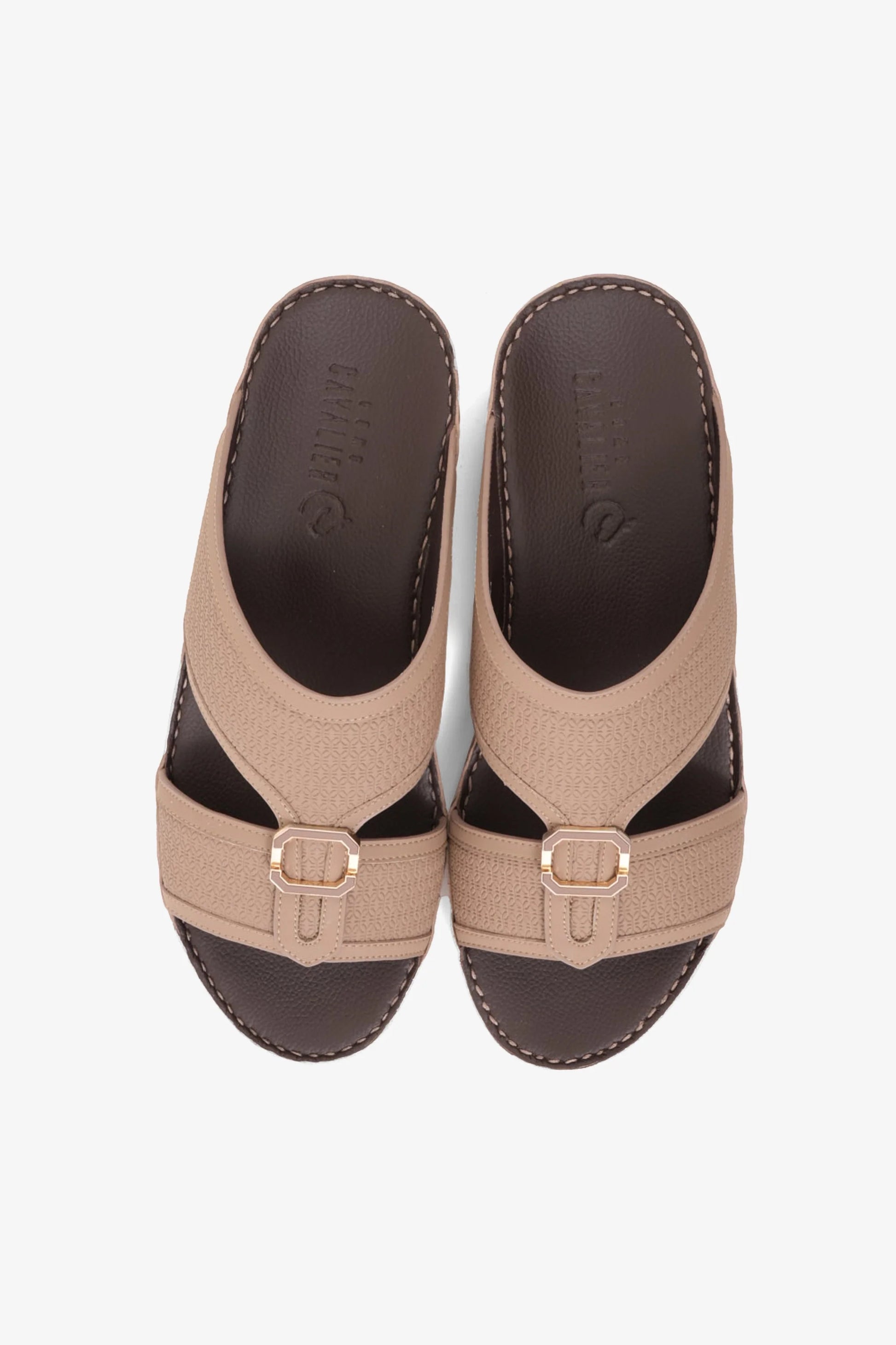 Cavalier Uomo Men's Premium Arabic Sandals Stone MSDCV1119
