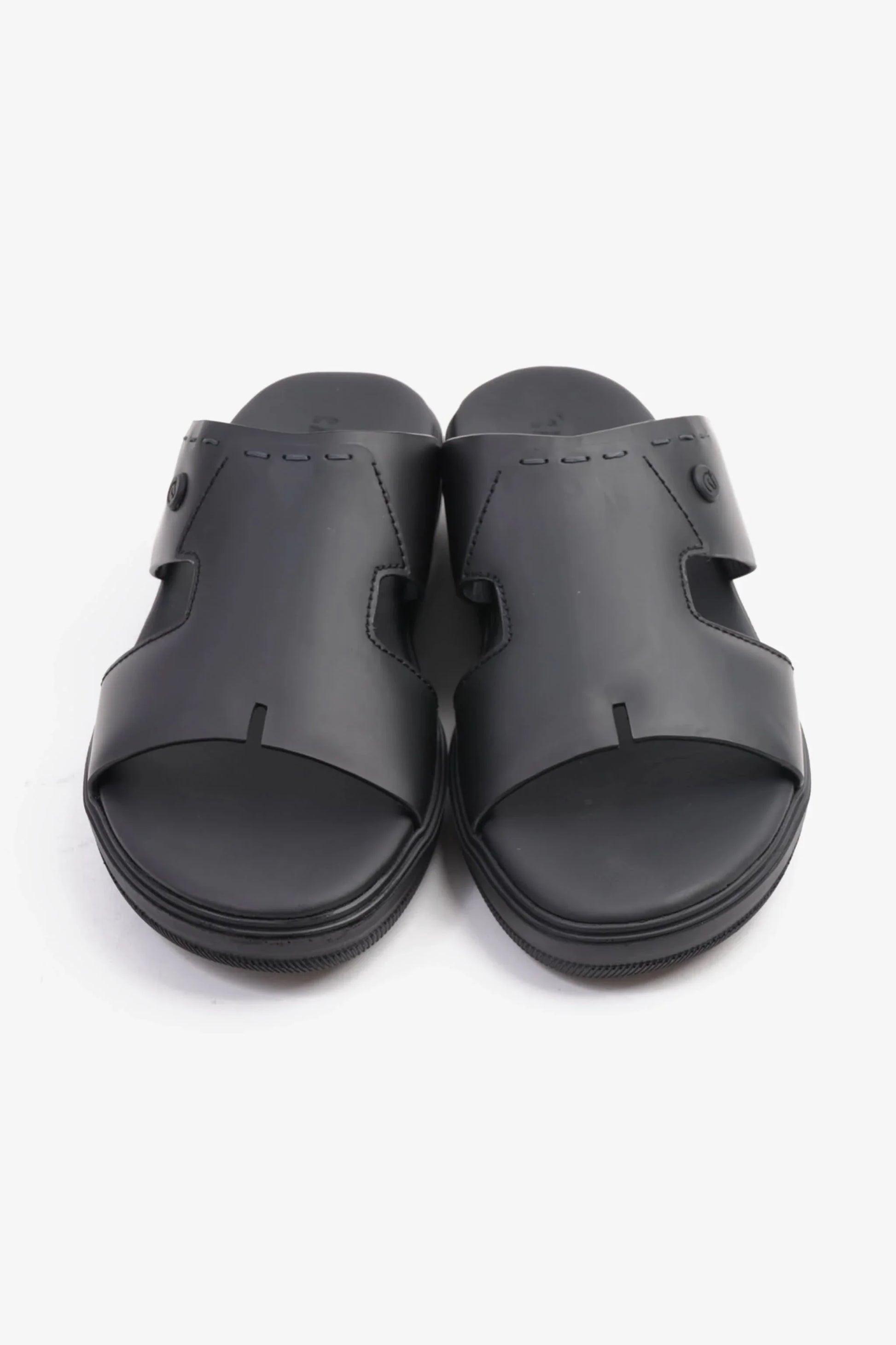 Cavalier Uomo Men's Slip-On Arabic Sandals Black MSDCVJS503