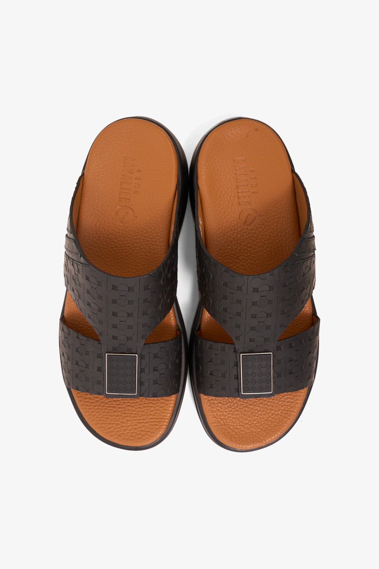 Cavalier Uomo Men's TheraBounce Prestige Sandals Black MSDCVTB4003