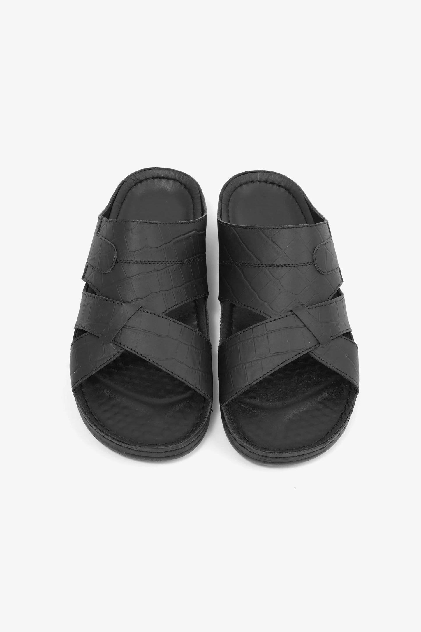 Comfort Plus Men's Arabic Sandals Black MSDCPAV03
