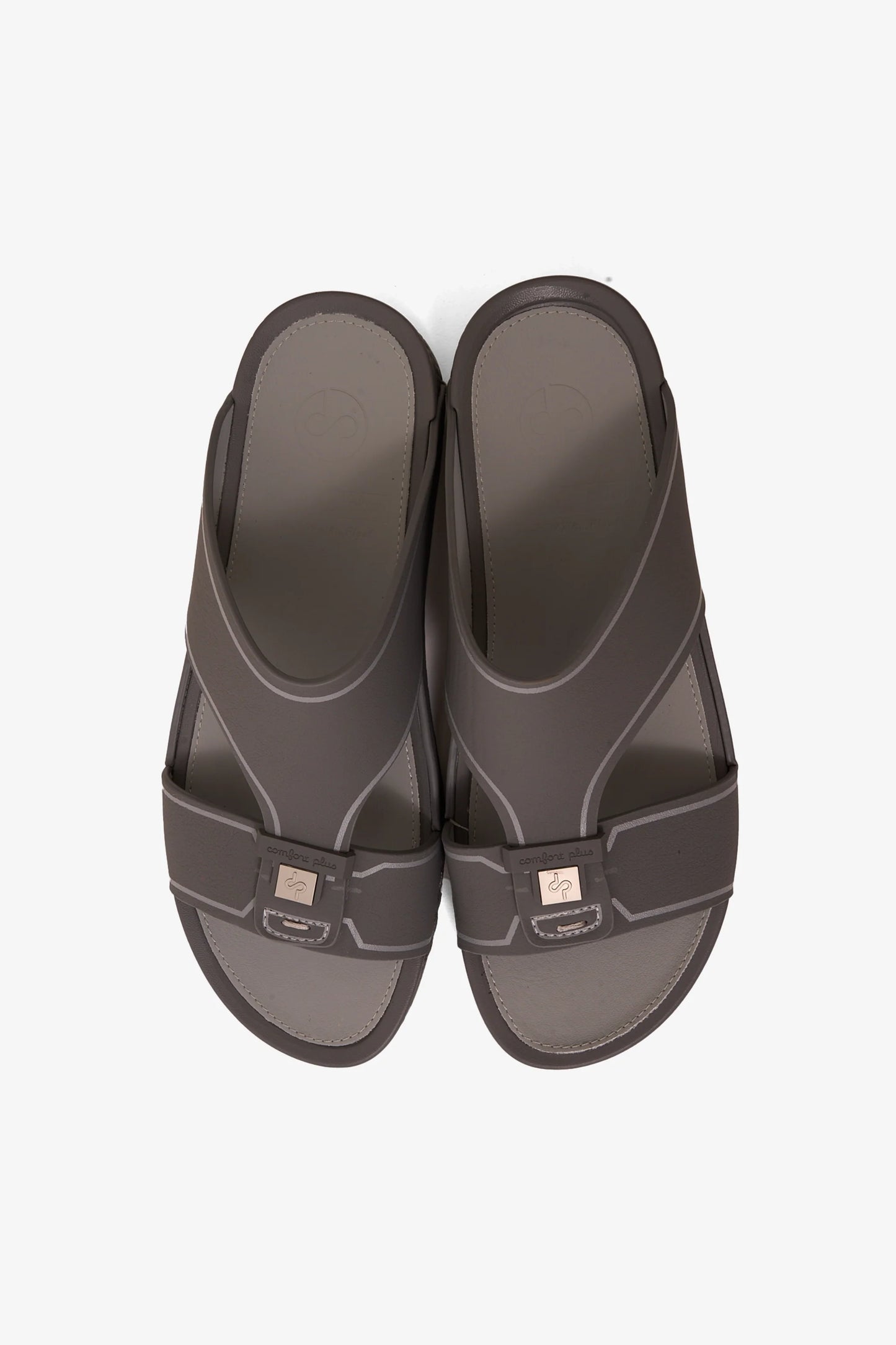 Comfort Plus Men's Equilibrium Walk Arabic Sandals Grey MSDGBCPAS107