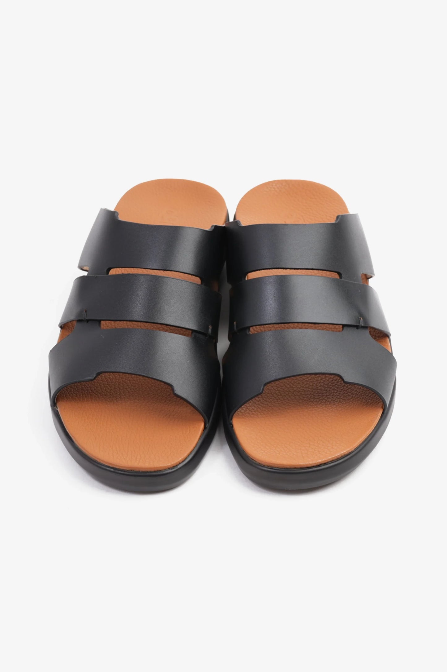 Comfort Plus Men's 2.2mm Arabic Sandals Black MSDCPKYB66