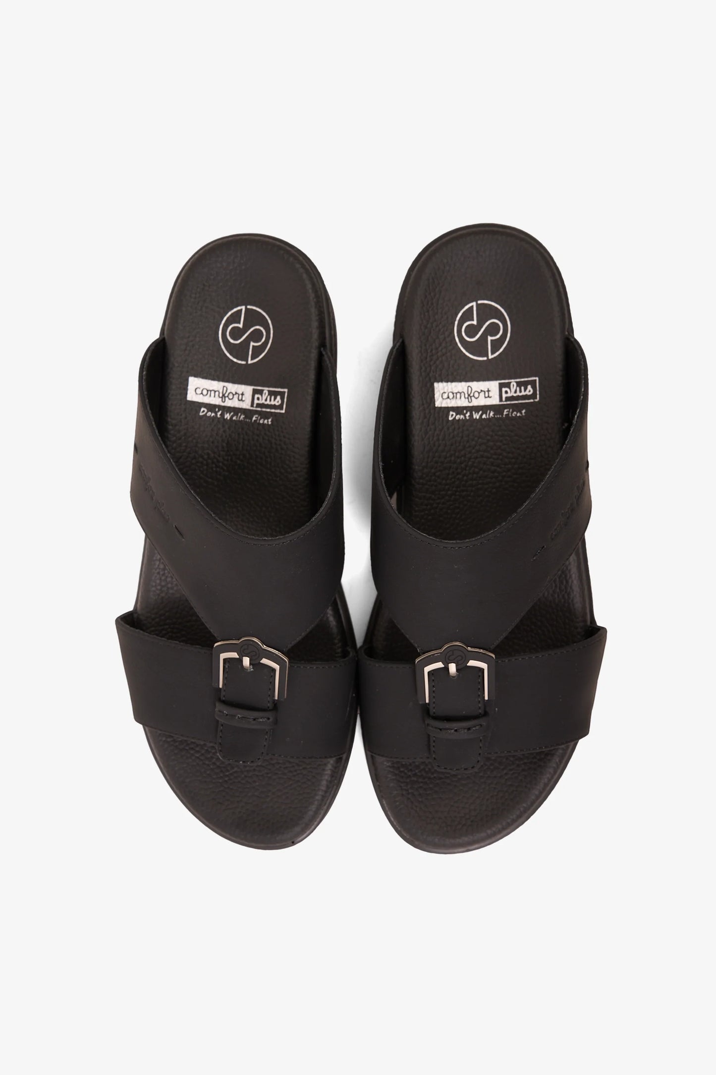 Comfort Plus Men's Infinity Step Arabic Sandals Black MSDGBCPRS101