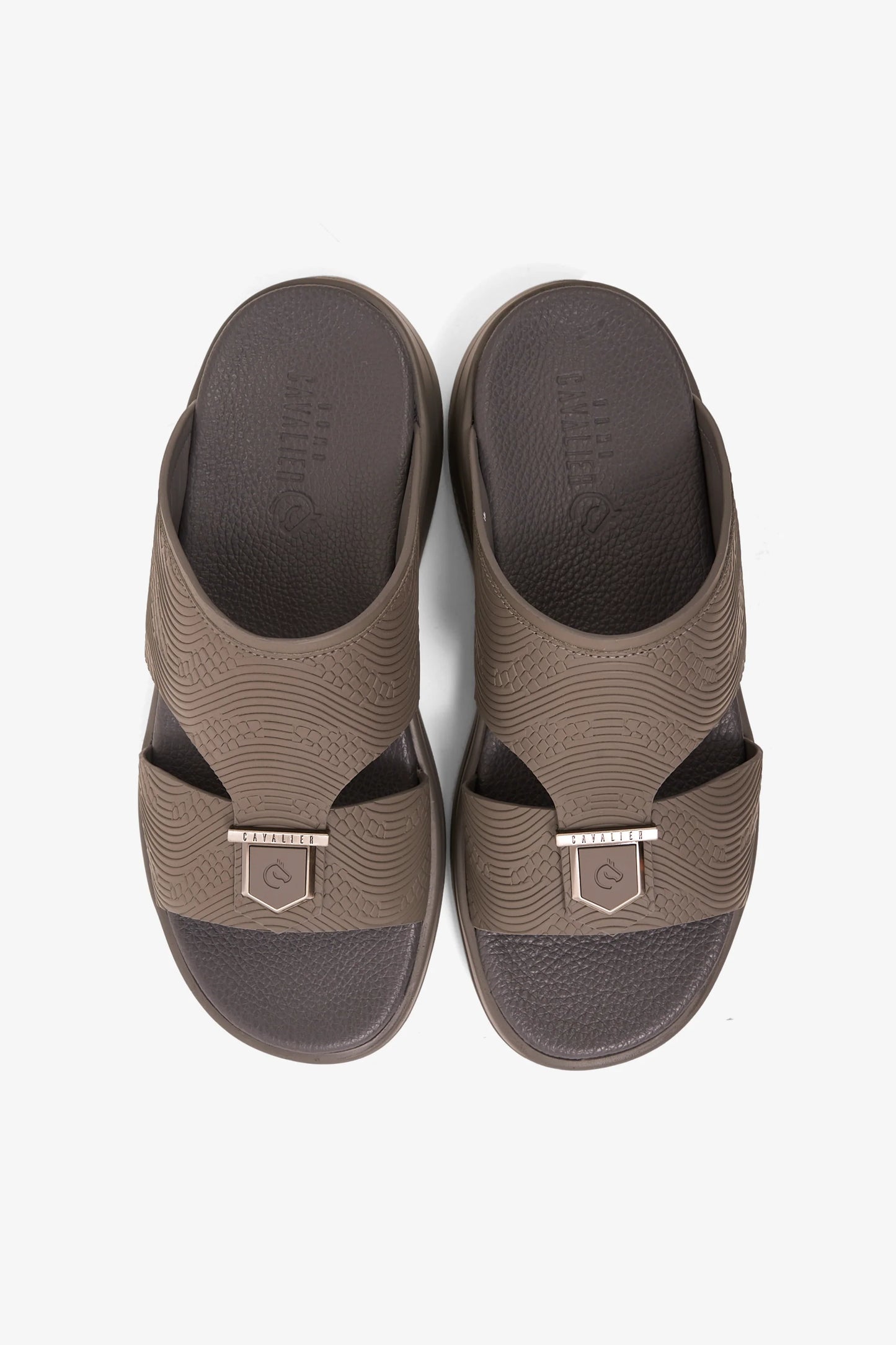 Cavalier Uomo Men's TheraBounce Luxe Arabic Sandals Grey MSDCVTB4001