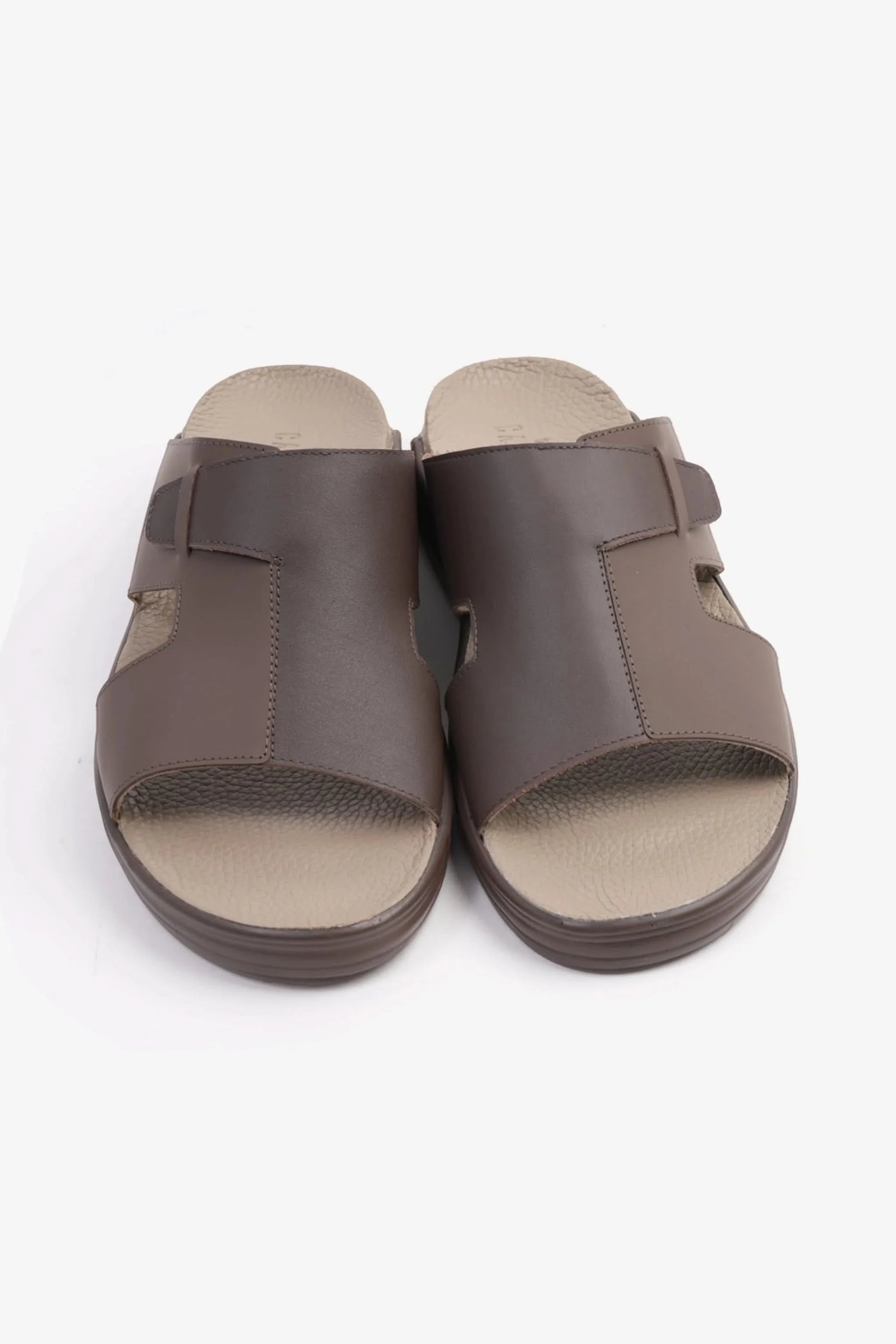 Cavalier Uomo Men's Classic Traditional Arabic Sandals Brown MSDCVSUN509